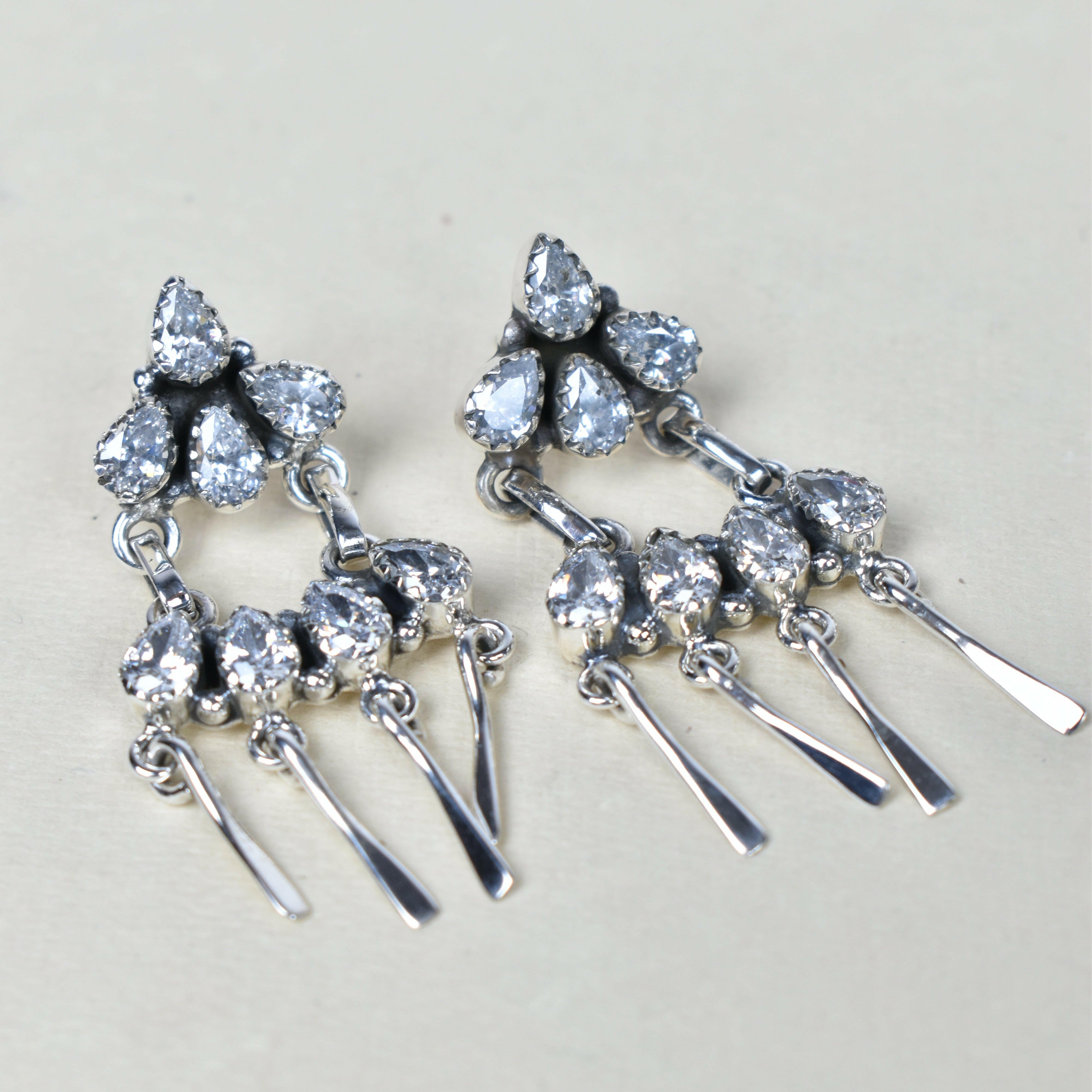 Tickle Me Pretty Sterling Silver Earrings-Drop Earrings-Krush Kandy, Women's Online Fashion Boutique Located in Phoenix, Arizona (Scottsdale Area)