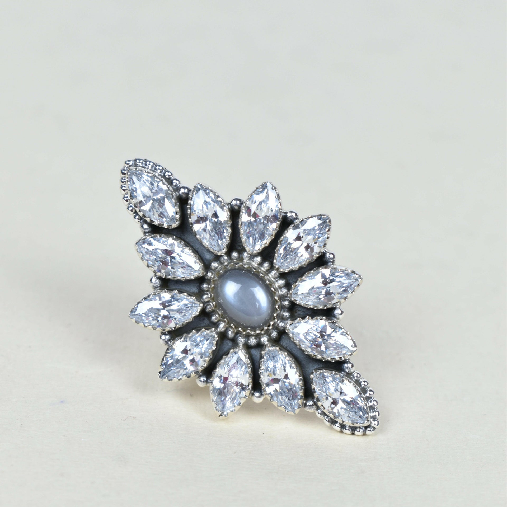 Loving Aura Crystal Ring-Cluster Rings-Krush Kandy, Women's Online Fashion Boutique Located in Phoenix, Arizona (Scottsdale Area)