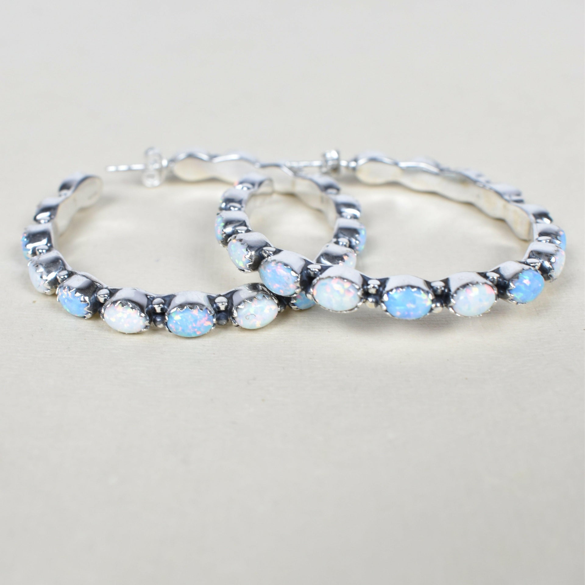 Tiffany Sterling Silver Hoop Earrings | PREORDER NOW OPEN-Hoop Earrings-Krush Kandy, Women's Online Fashion Boutique Located in Phoenix, Arizona (Scottsdale Area)