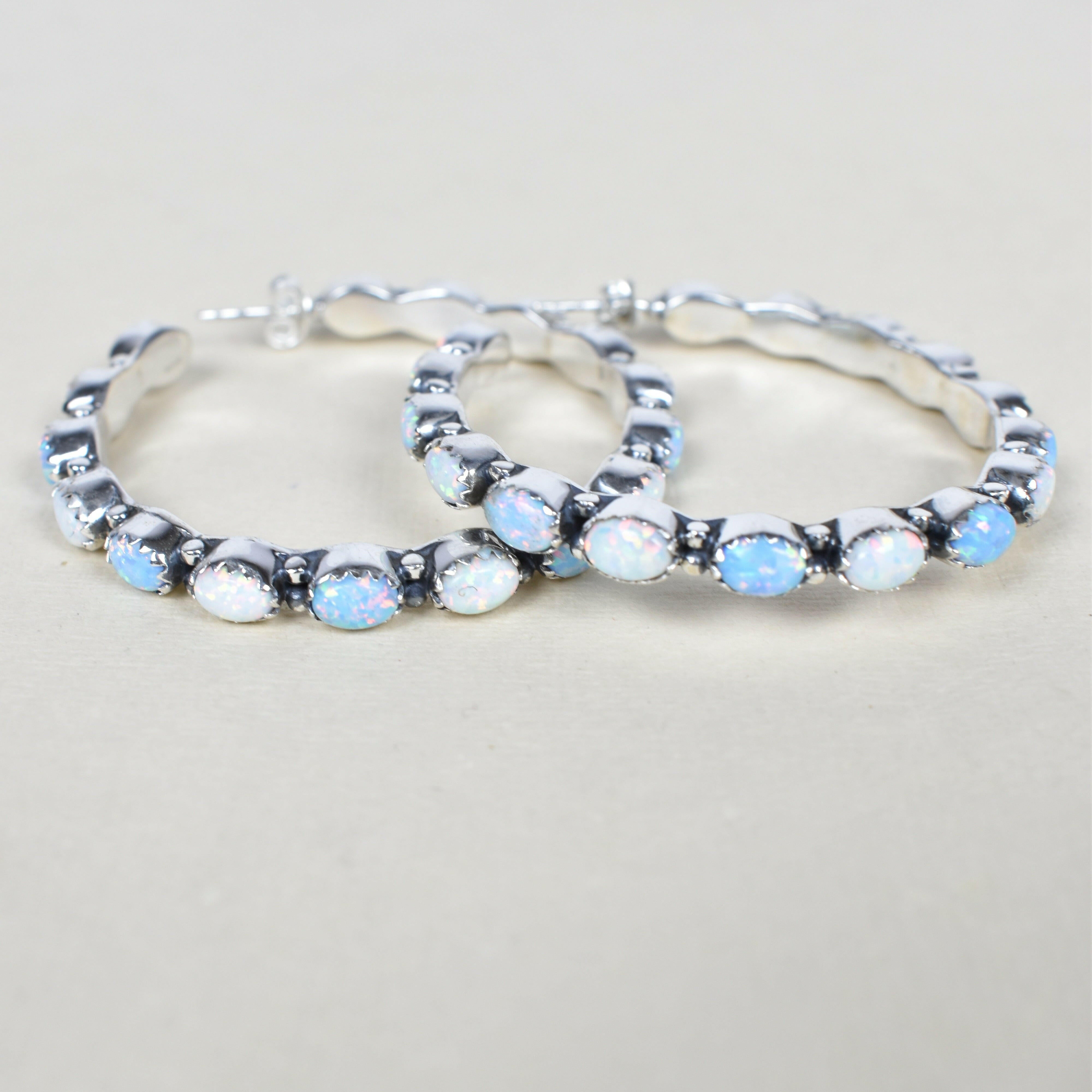 Tiffany Sterling Silver Hoop Earrings | PREORDER NOW OPEN-Hoop Earrings-Krush Kandy, Women's Online Fashion Boutique Located in Phoenix, Arizona (Scottsdale Area)