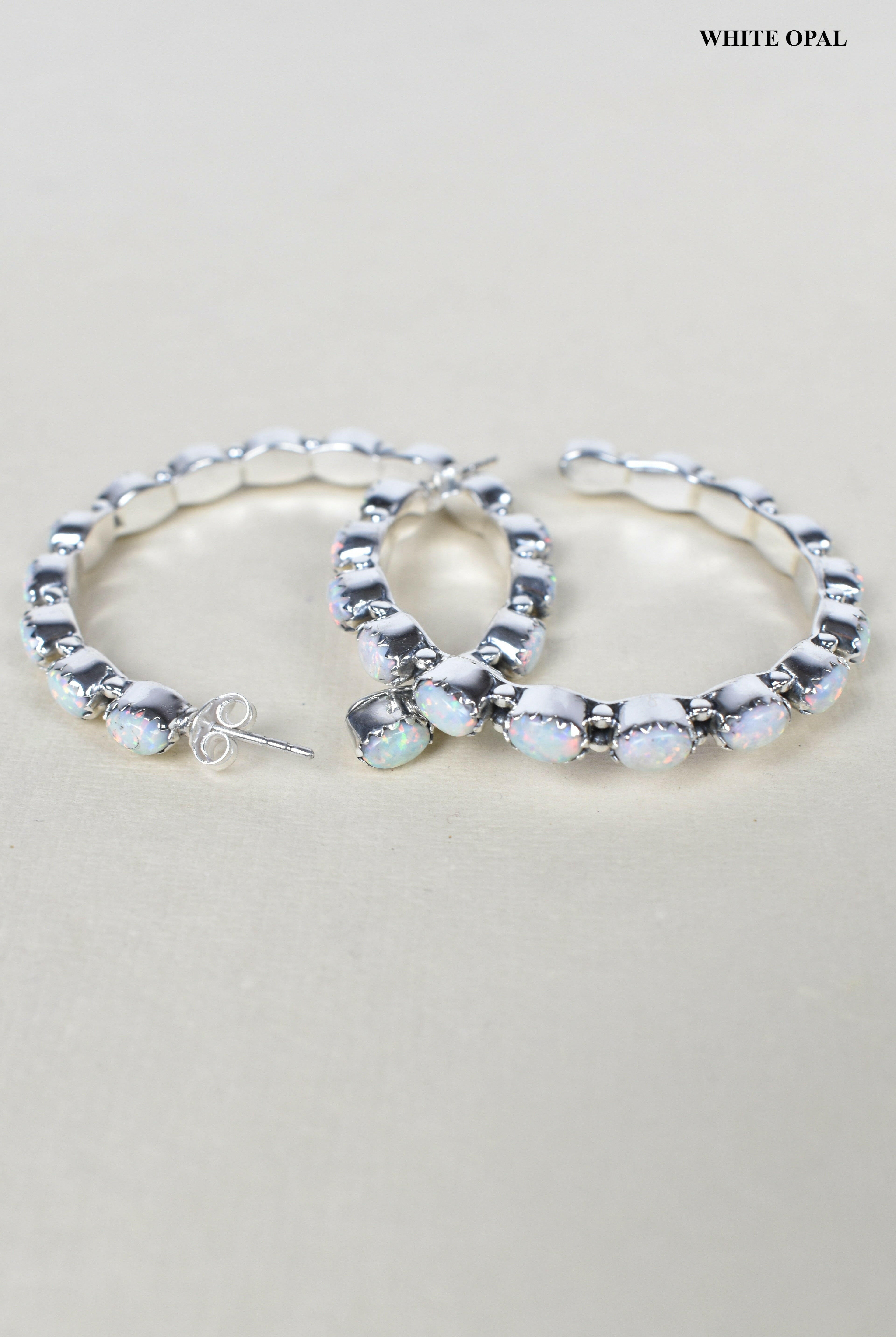 Tiffany Sterling Silver Hoop Earrings | PREORDER NOW OPEN-Hoop Earrings-Krush Kandy, Women's Online Fashion Boutique Located in Phoenix, Arizona (Scottsdale Area)