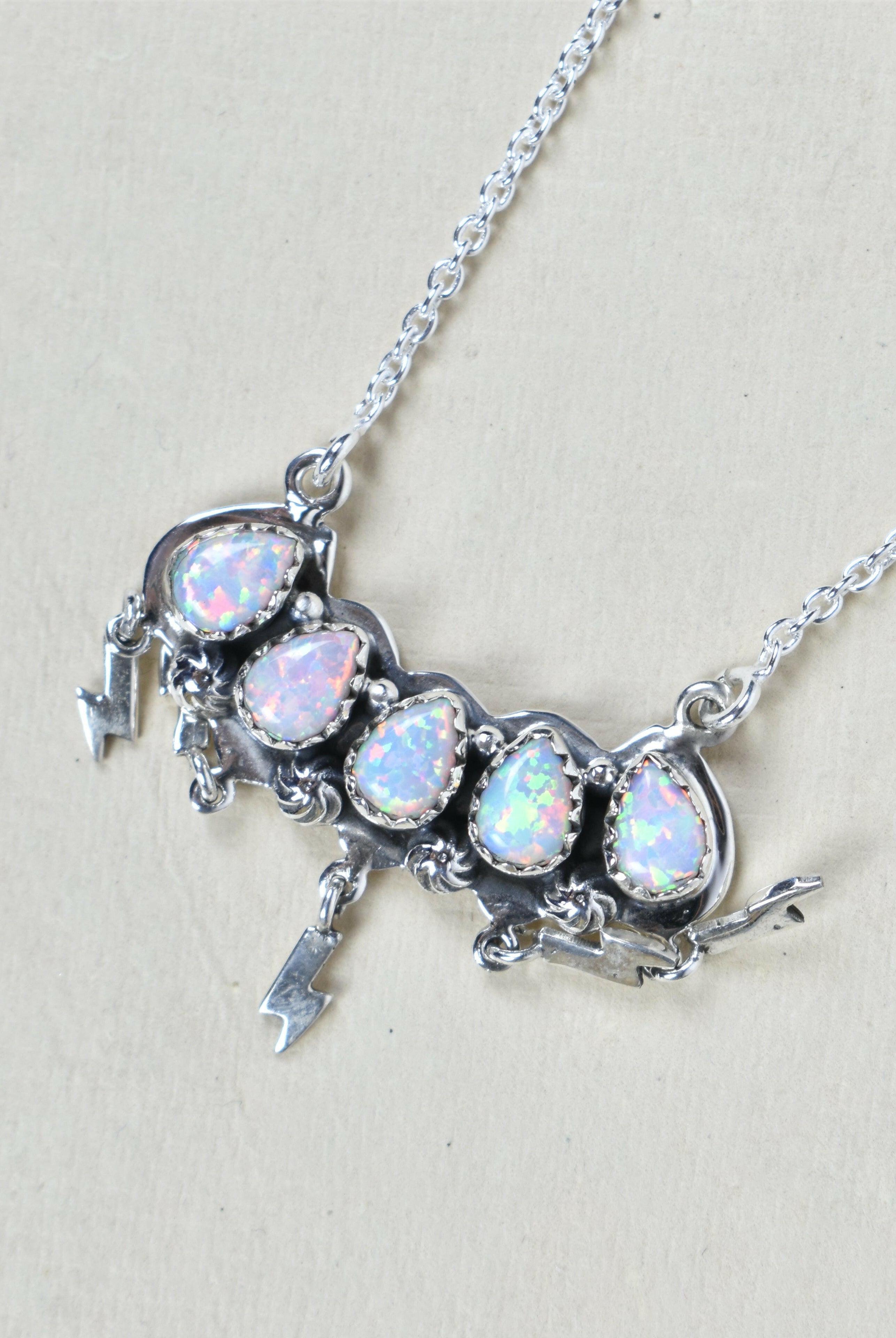 Electra Sterling Silver Necklace-Bar Necklaces-Krush Kandy, Women's Online Fashion Boutique Located in Phoenix, Arizona (Scottsdale Area)