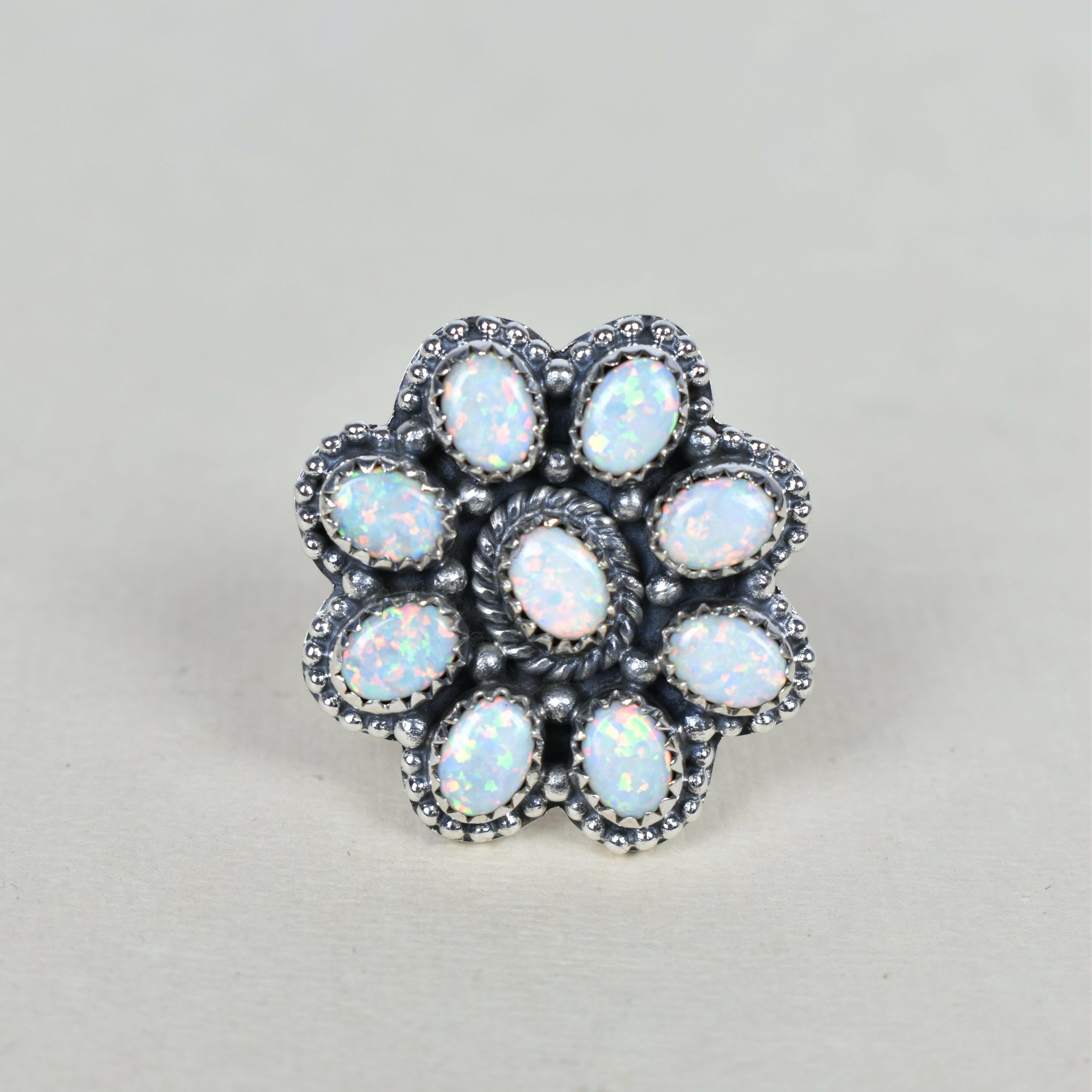 Cat O' Nine Jewels Ring-Cluster Rings-Krush Kandy, Women's Online Fashion Boutique Located in Phoenix, Arizona (Scottsdale Area)