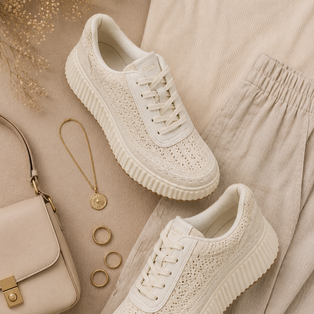 Dolea - Loop Woven Platform Sneakers