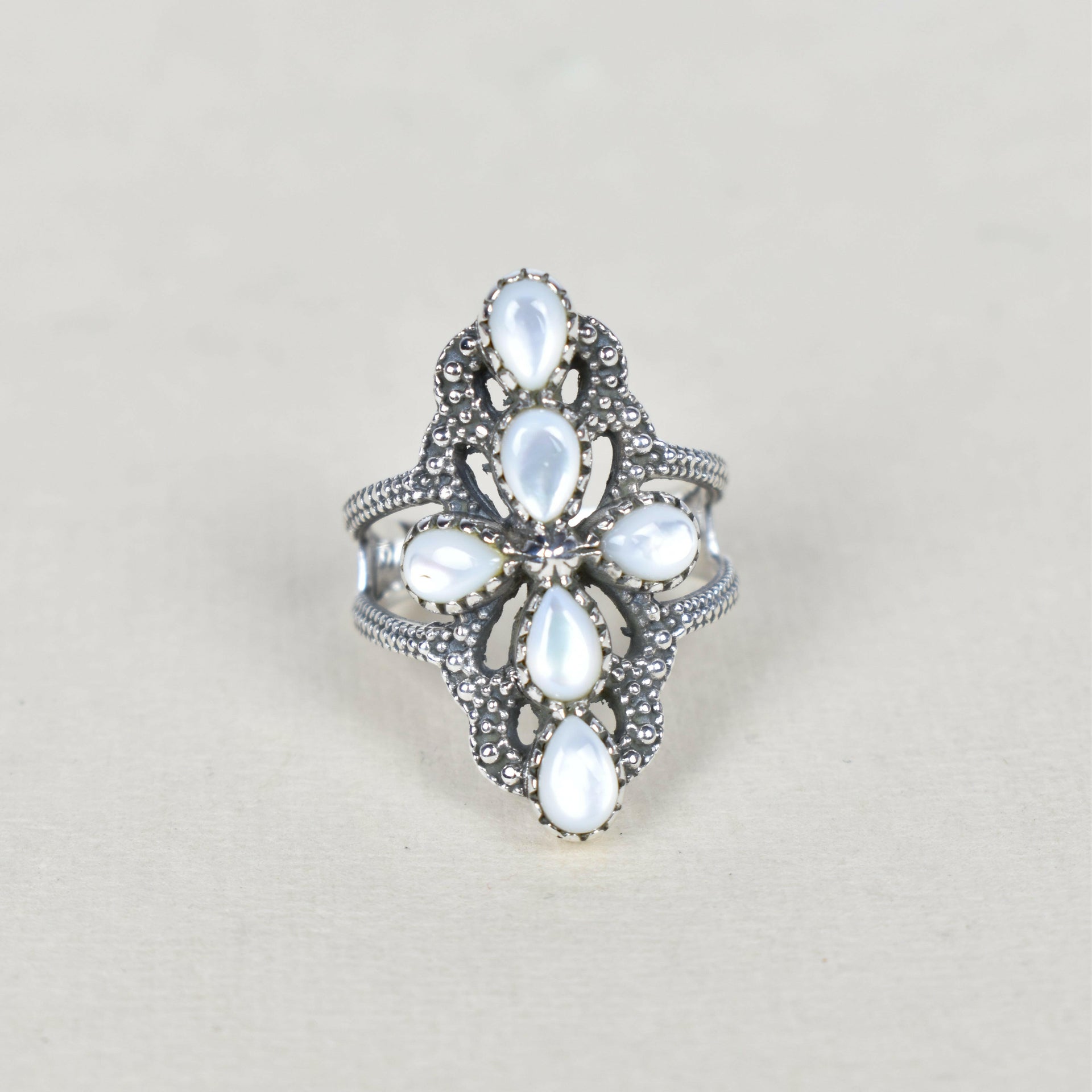Victoria Sterling Silver Stone Crawler Ring-Crawler Rings-Krush Kandy, Women's Online Fashion Boutique Located in Phoenix, Arizona (Scottsdale Area)