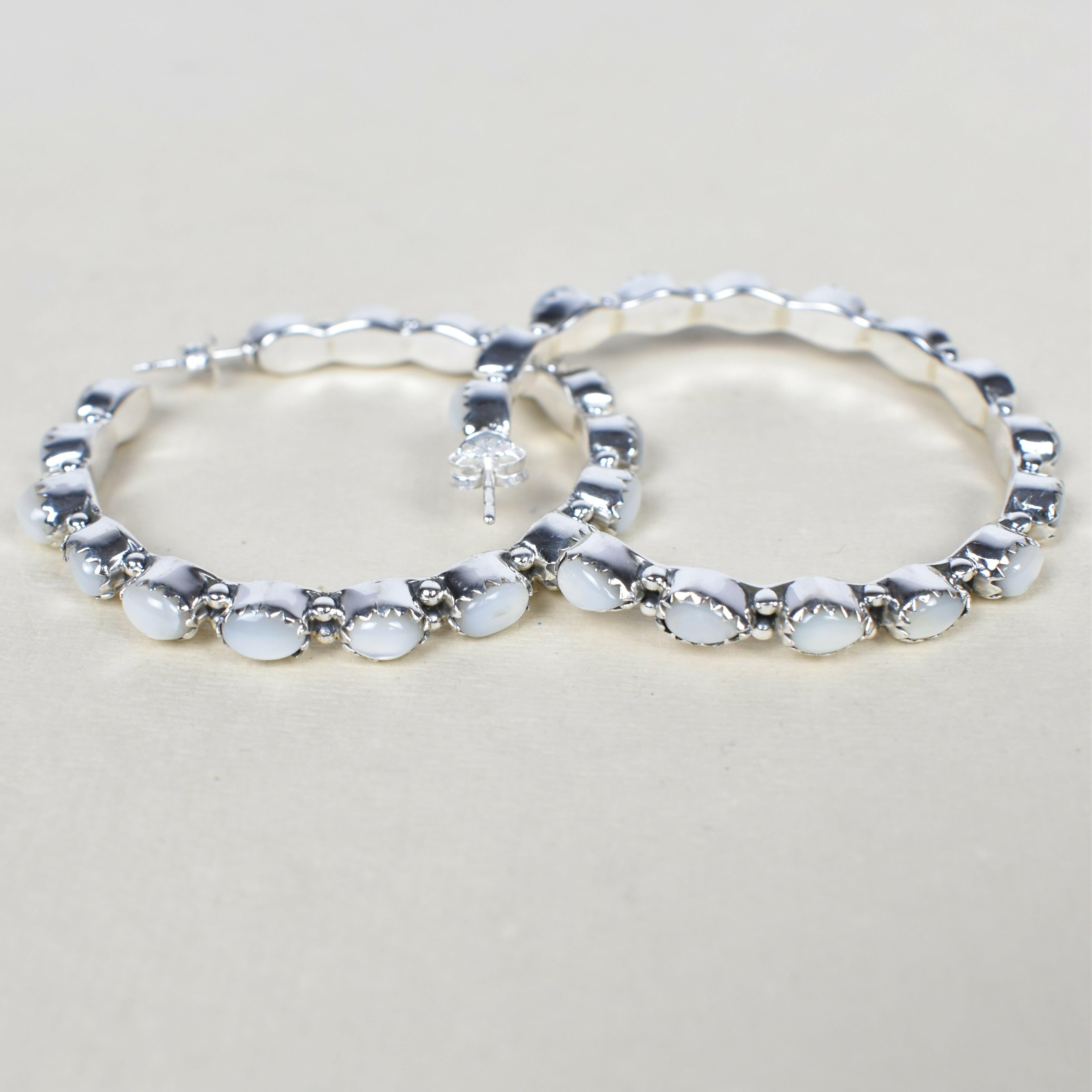 Tiffany Sterling Silver Hoop Earrings | PREORDER NOW OPEN-Hoop Earrings-Krush Kandy, Women's Online Fashion Boutique Located in Phoenix, Arizona (Scottsdale Area)