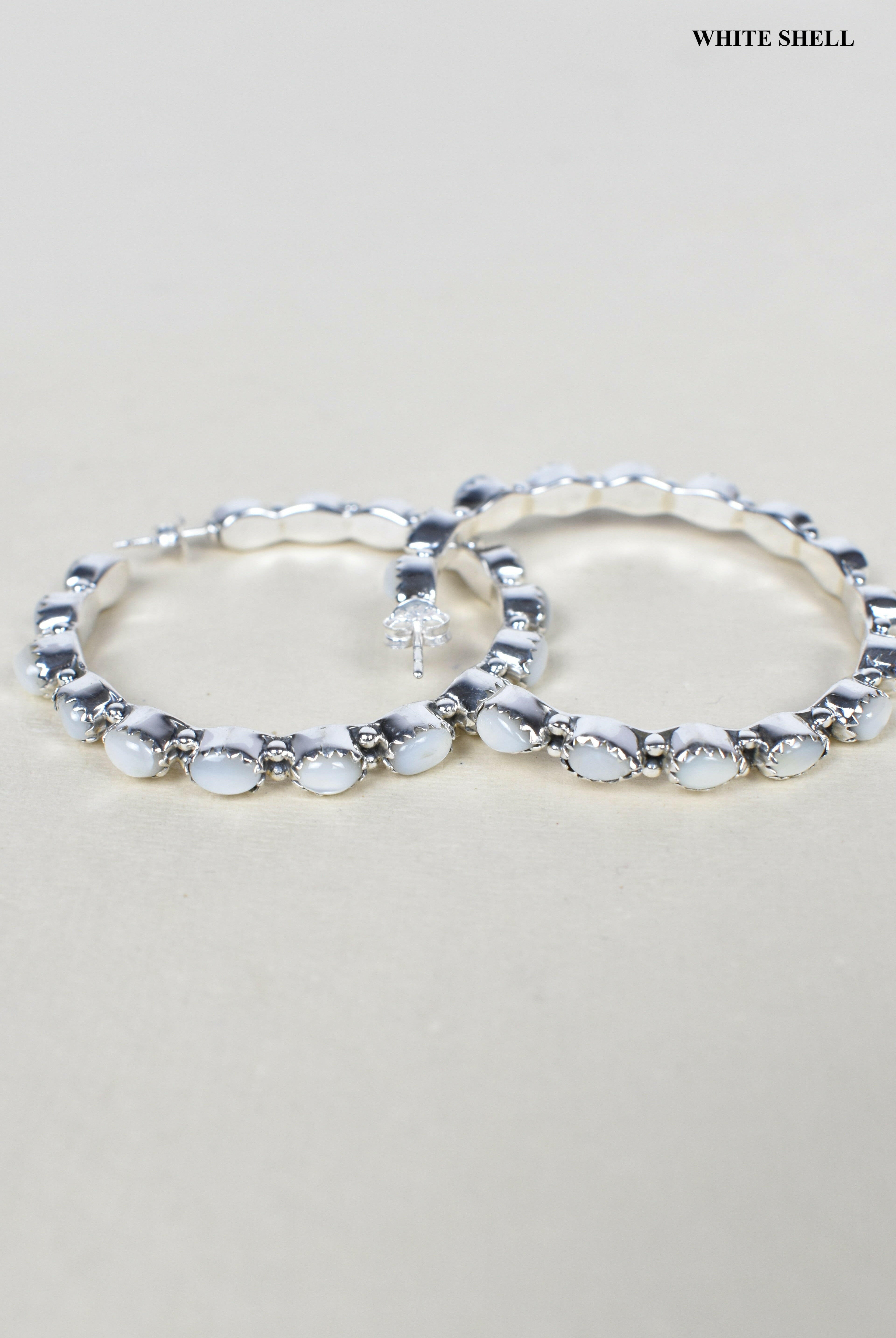 Tiffany Sterling Silver Hoop Earrings | PREORDER NOW OPEN-Hoop Earrings-Krush Kandy, Women's Online Fashion Boutique Located in Phoenix, Arizona (Scottsdale Area)