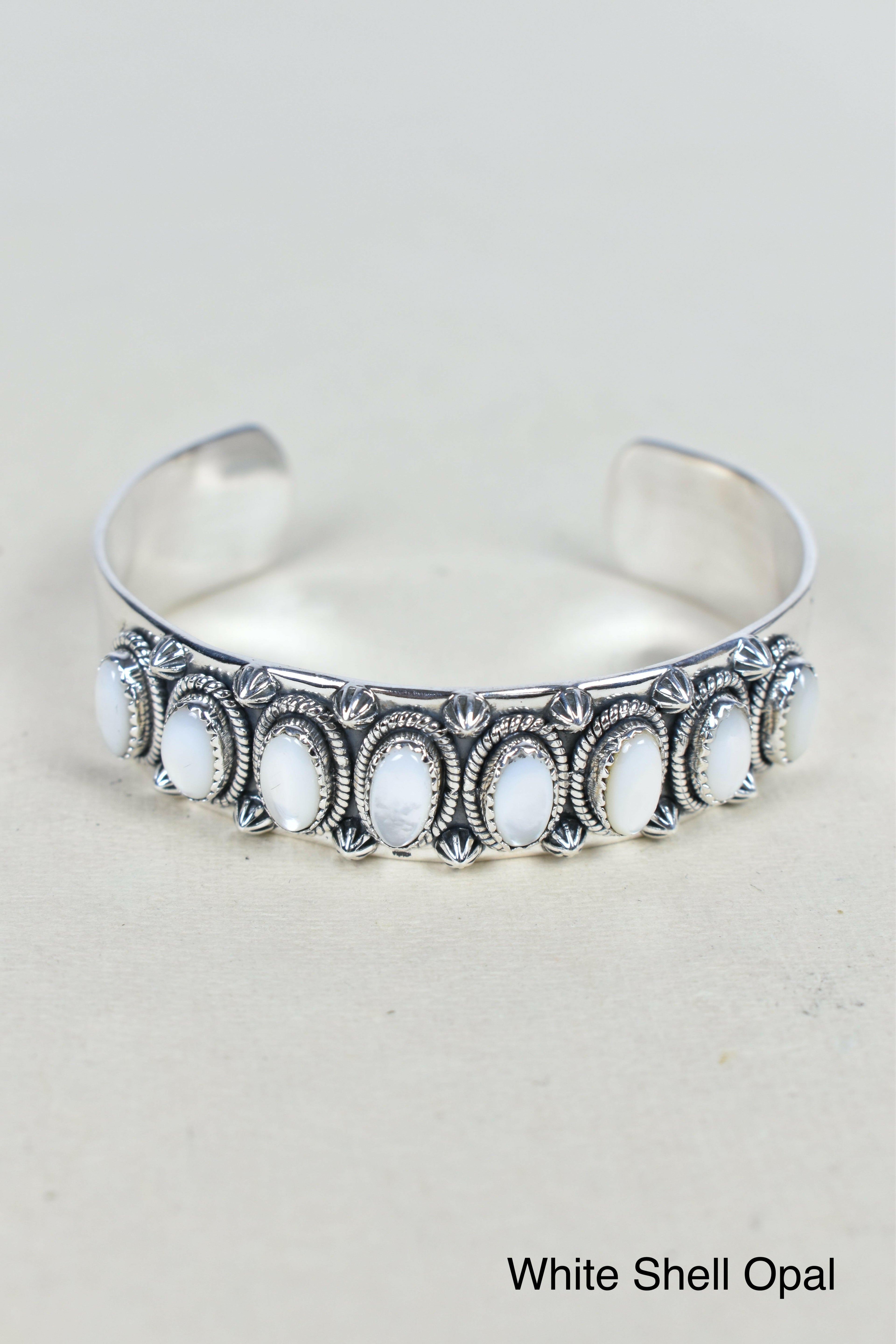 Octet Gem Sterling Silver Cuff-Cuffs-Krush Kandy, Women's Online Fashion Boutique Located in Phoenix, Arizona (Scottsdale Area)