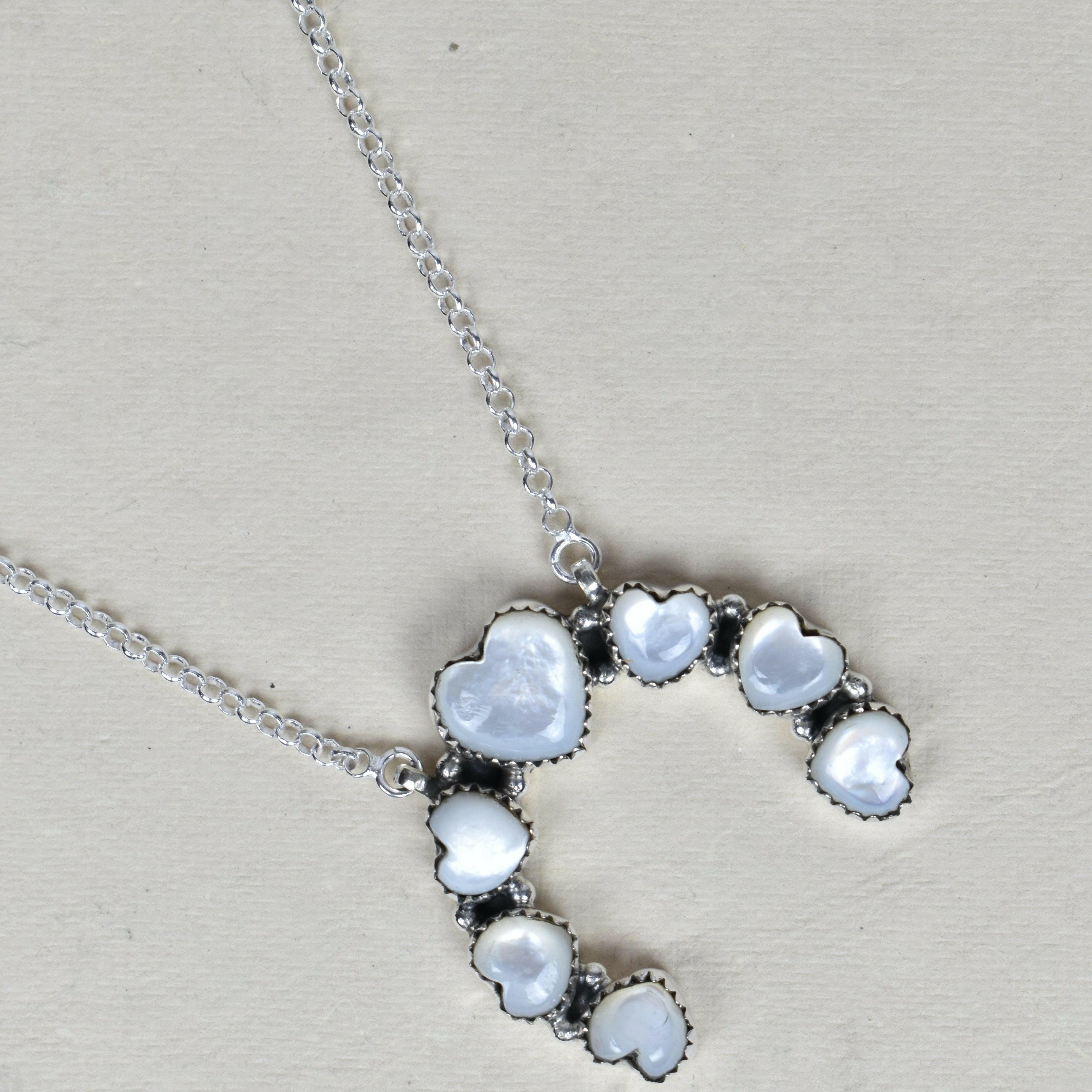 Sterling Silver Lucky Heart Necklace-Chain Necklaces-Krush Kandy, Women's Online Fashion Boutique Located in Phoenix, Arizona (Scottsdale Area)