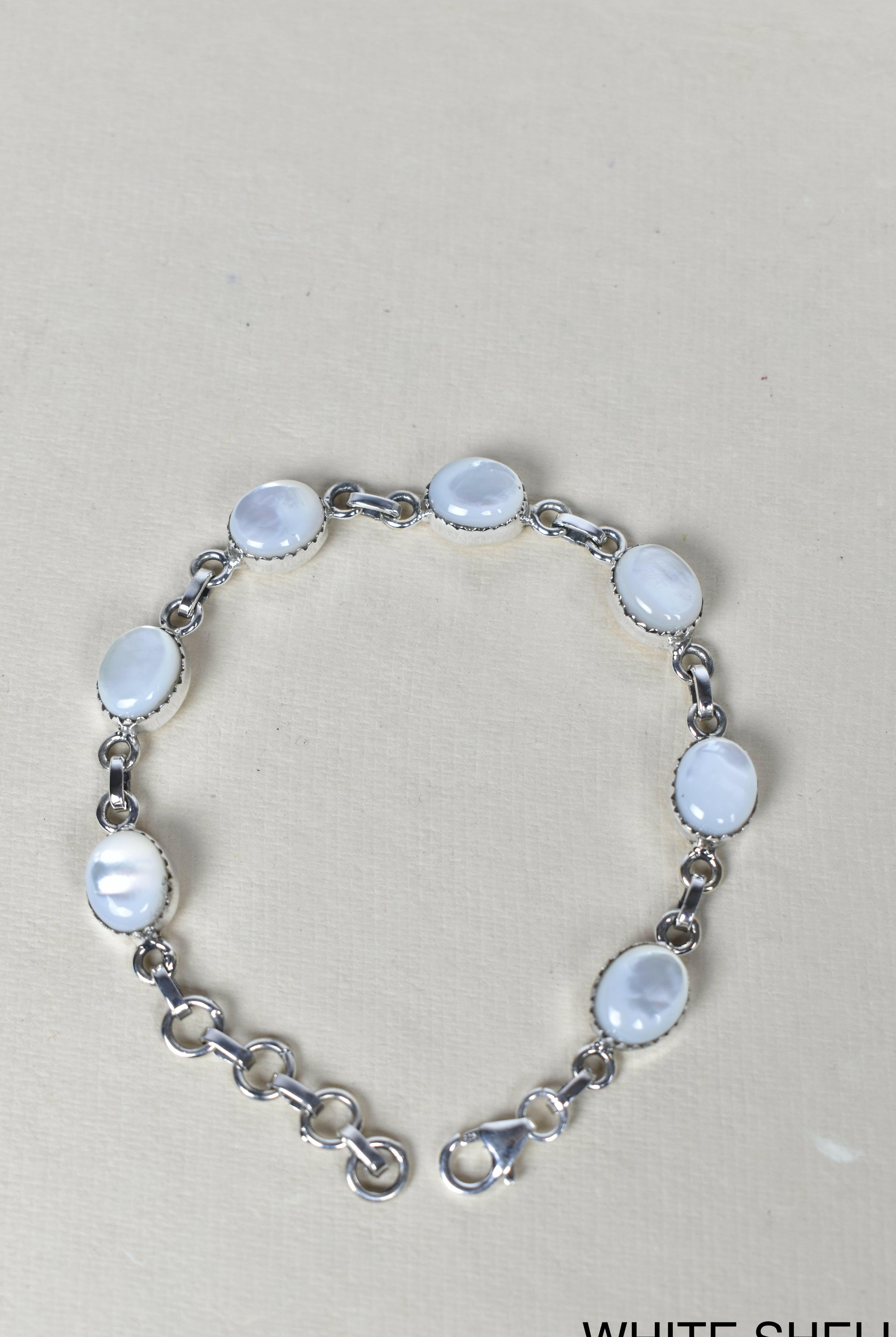 HexaGem Link Bracelet-Chain Bracelets-Krush Kandy, Women's Online Fashion Boutique Located in Phoenix, Arizona (Scottsdale Area)