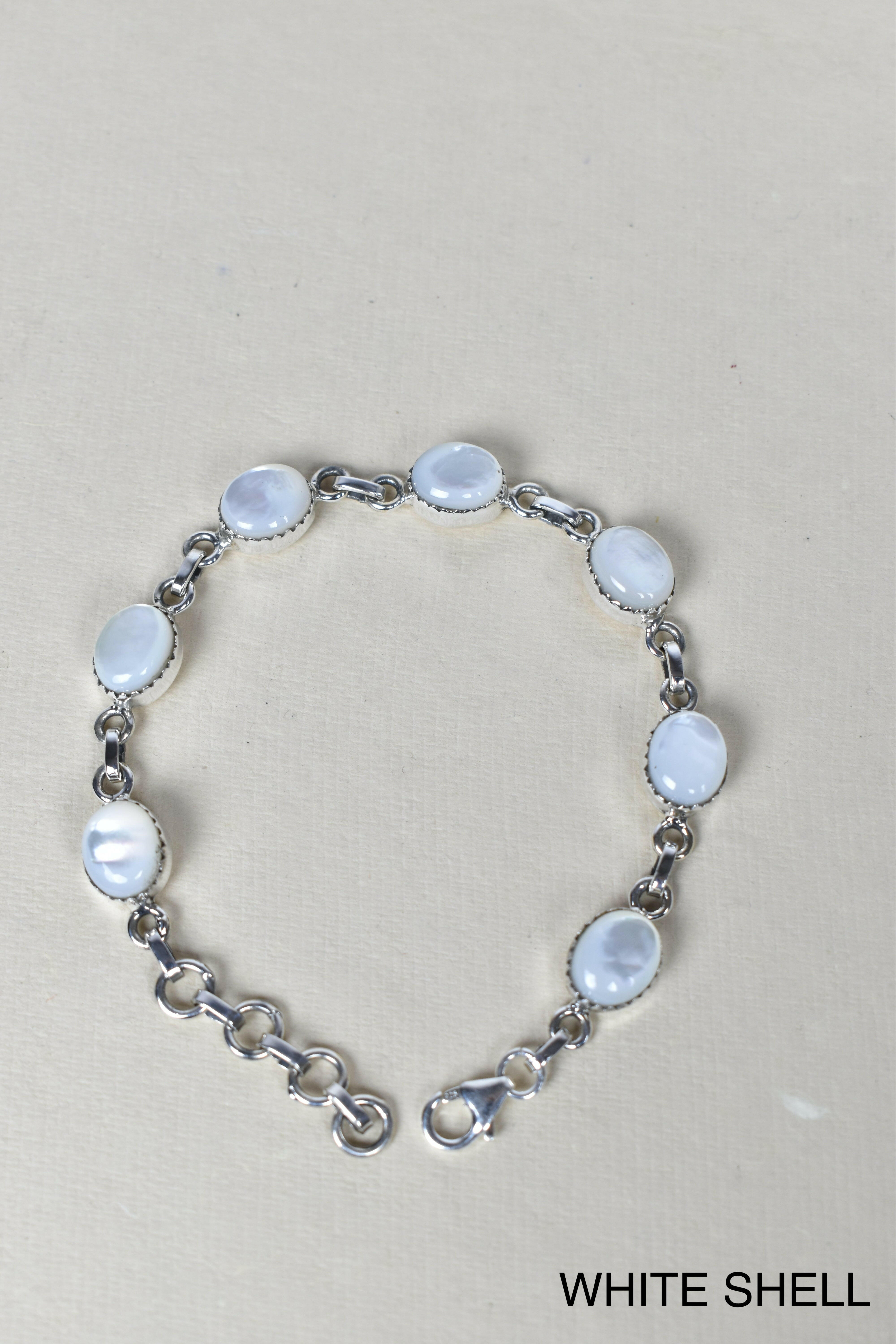 HexaGem Link Bracelet-Chain Bracelets-Krush Kandy, Women's Online Fashion Boutique Located in Phoenix, Arizona (Scottsdale Area)