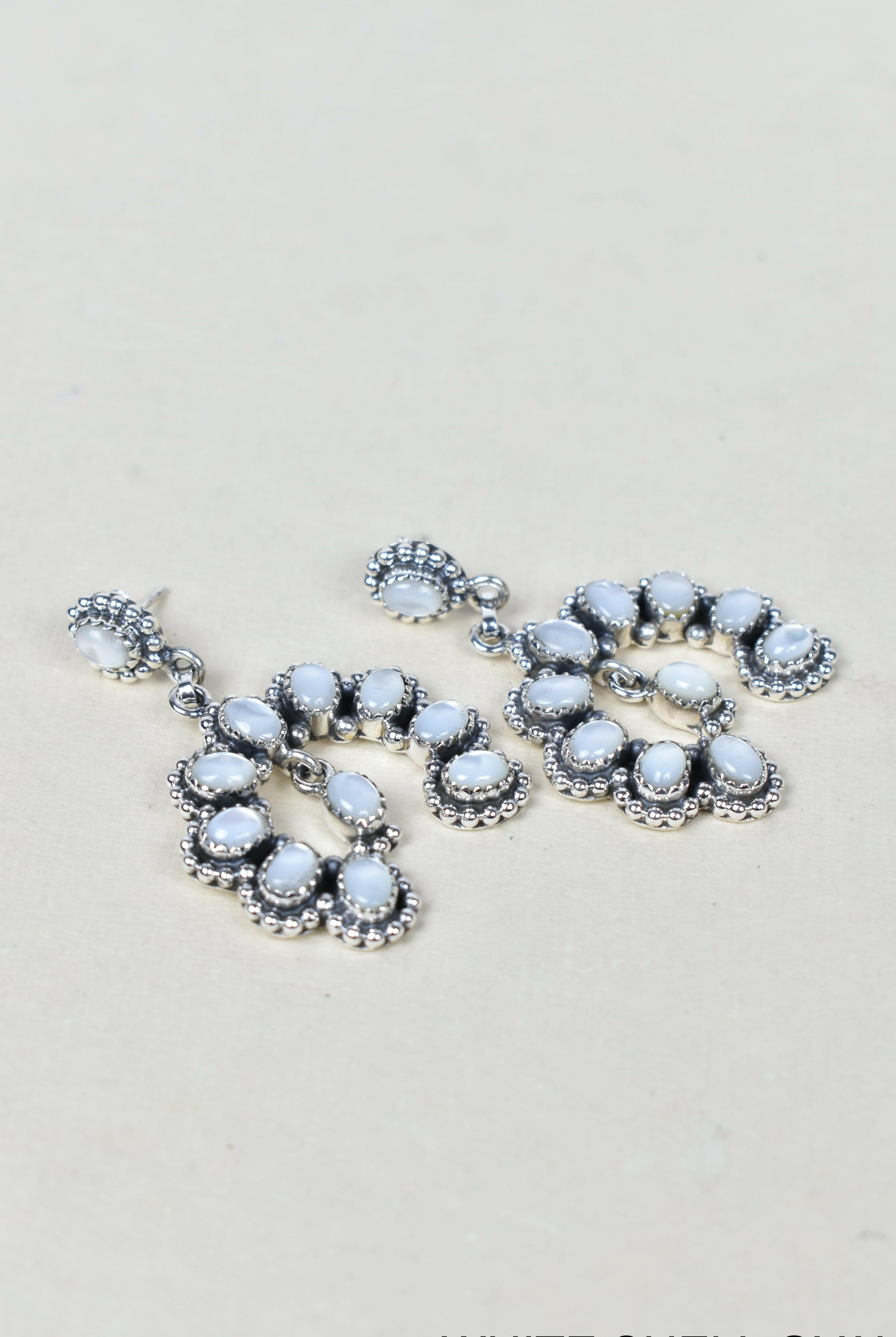 Double Luck Sterling Silver Earrings-Drop Earrings-Krush Kandy, Women's Online Fashion Boutique Located in Phoenix, Arizona (Scottsdale Area)