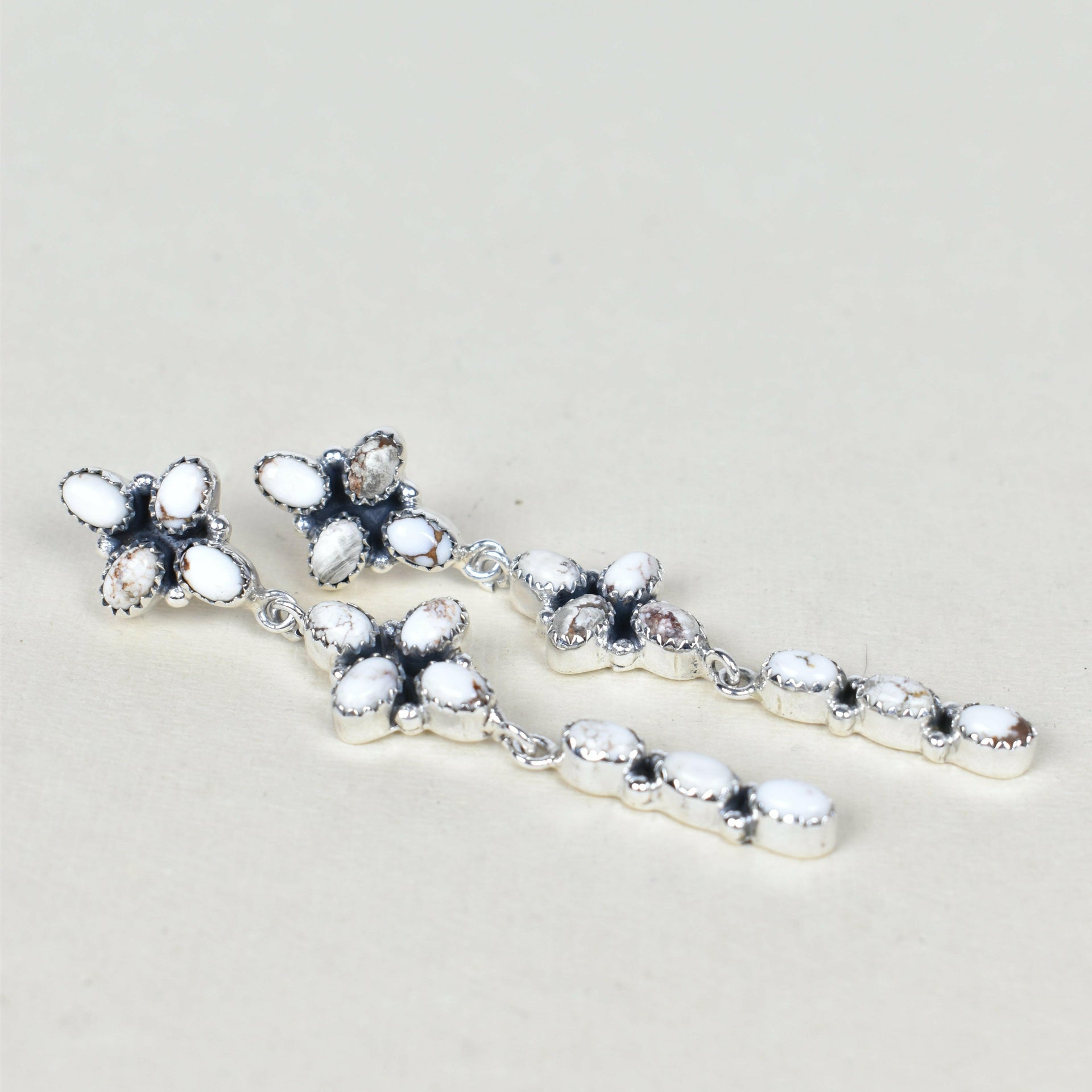 STERLING SILVER DANGLE KITE TALE EARRINGS-Drop Earrings-Krush Kandy, Women's Online Fashion Boutique Located in Phoenix, Arizona (Scottsdale Area)