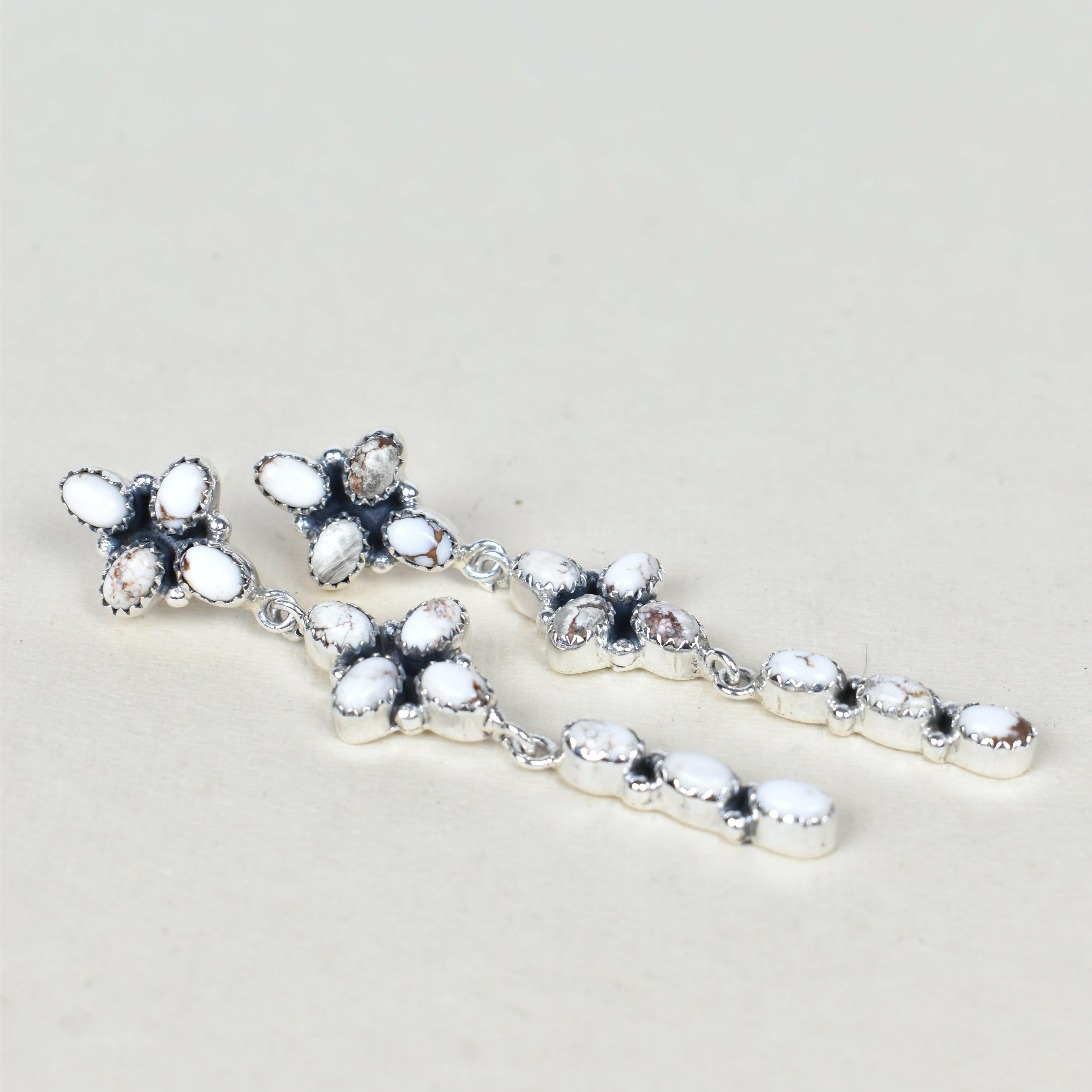 STERLING SILVER DANGLE KITE TALE EARRINGS-Drop Earrings-Krush Kandy, Women's Online Fashion Boutique Located in Phoenix, Arizona (Scottsdale Area)