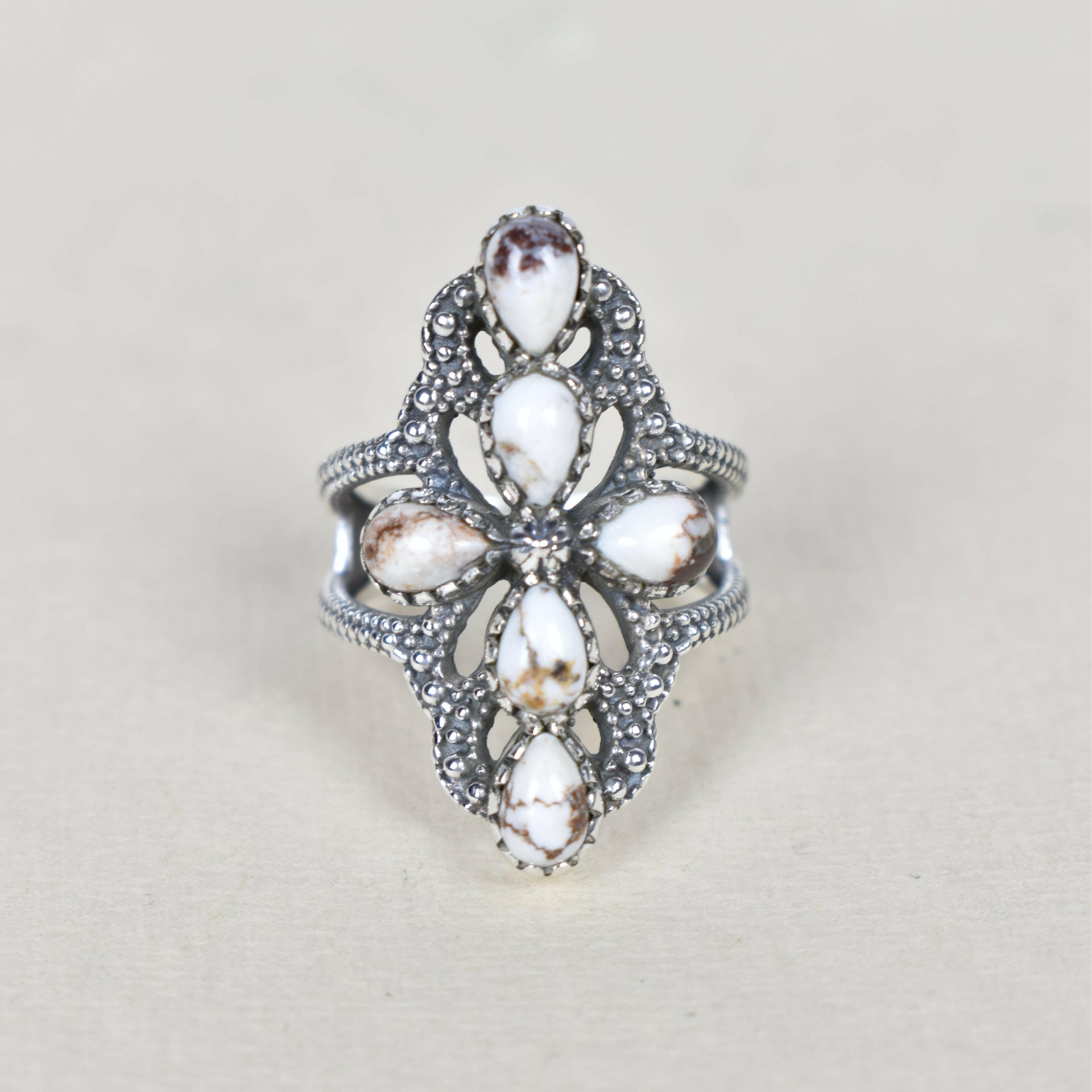 Victoria Sterling Silver Stone Crawler Ring-Crawler Rings-Krush Kandy, Women's Online Fashion Boutique Located in Phoenix, Arizona (Scottsdale Area)