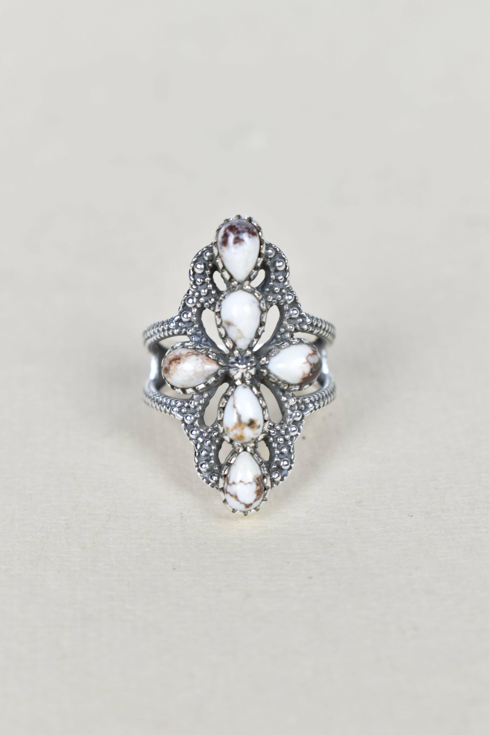 Victoria Sterling Silver Stone Crawler Ring-Crawler Rings-Krush Kandy, Women's Online Fashion Boutique Located in Phoenix, Arizona (Scottsdale Area)