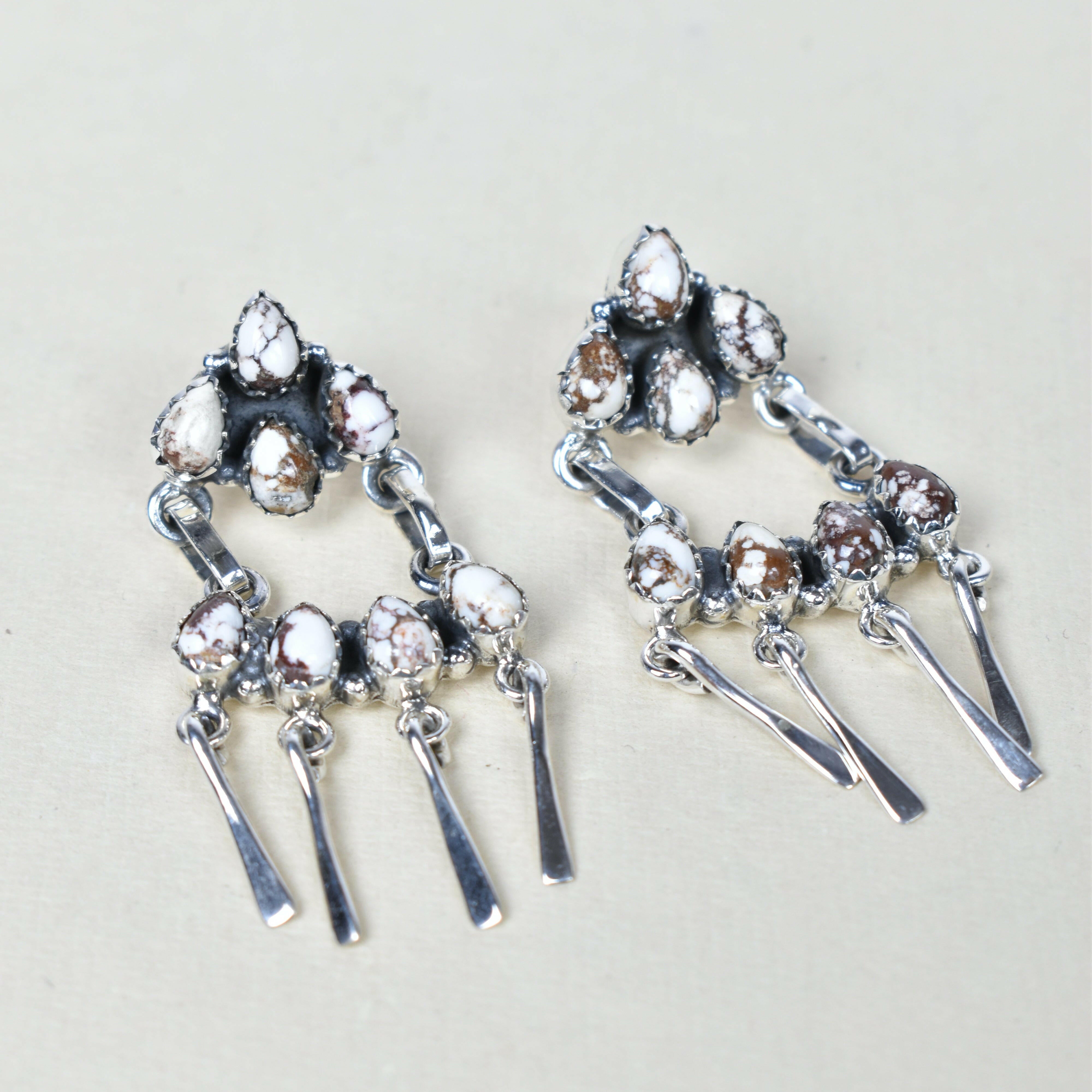 Tickle Me Pretty Sterling Silver Earrings-Drop Earrings-Krush Kandy, Women's Online Fashion Boutique Located in Phoenix, Arizona (Scottsdale Area)