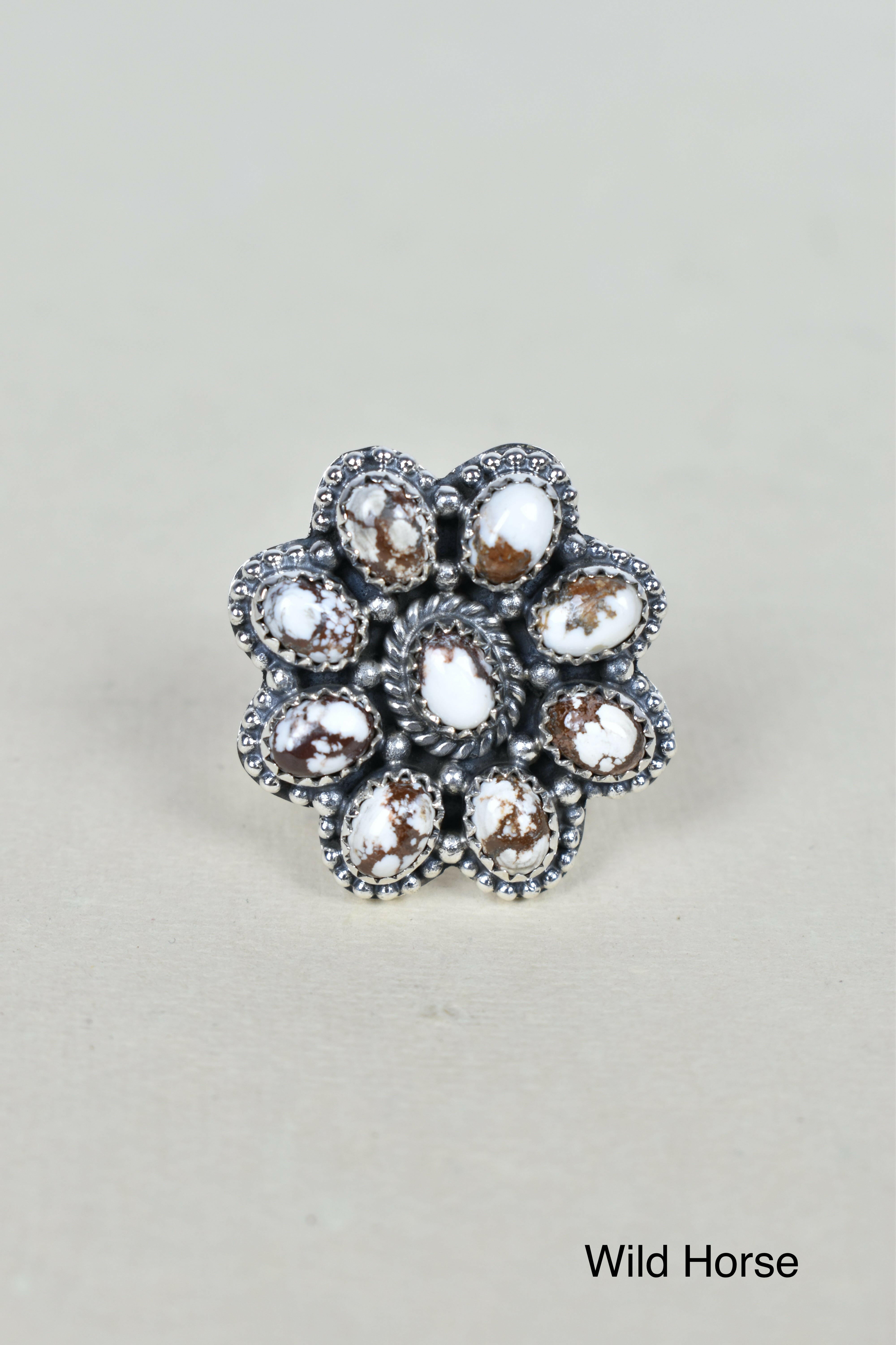 Cat O' Nine Jewels Ring-Cluster Rings-Krush Kandy, Women's Online Fashion Boutique Located in Phoenix, Arizona (Scottsdale Area)