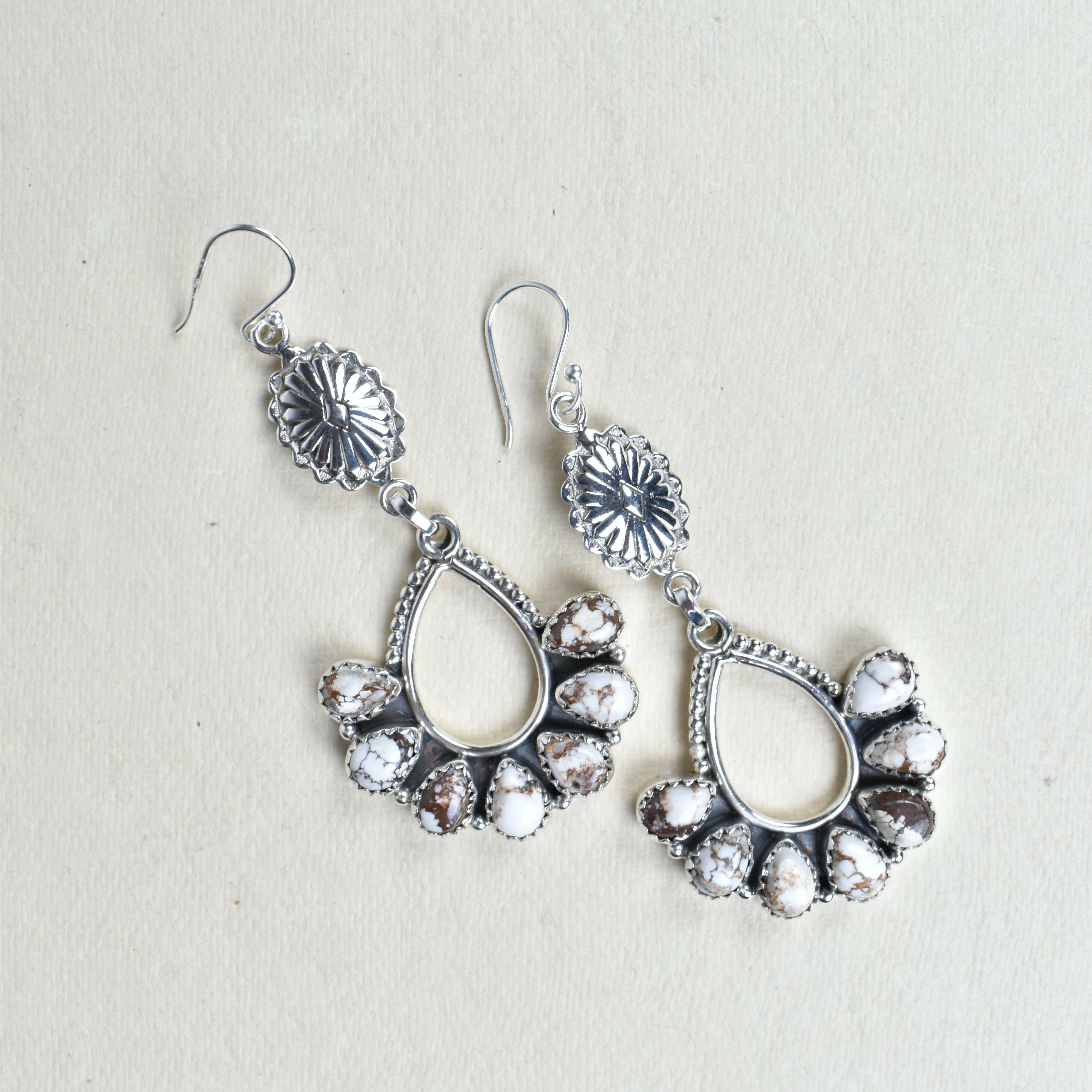 Concho Brielle Earring-Drop Earrings-Krush Kandy, Women's Online Fashion Boutique Located in Phoenix, Arizona (Scottsdale Area)