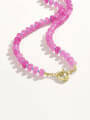 Pink Dreams Minimalist Beaded Necklace-Necklaces-Krush Kandy, Women's Online Fashion Boutique Located in Phoenix, Arizona (Scottsdale Area)
