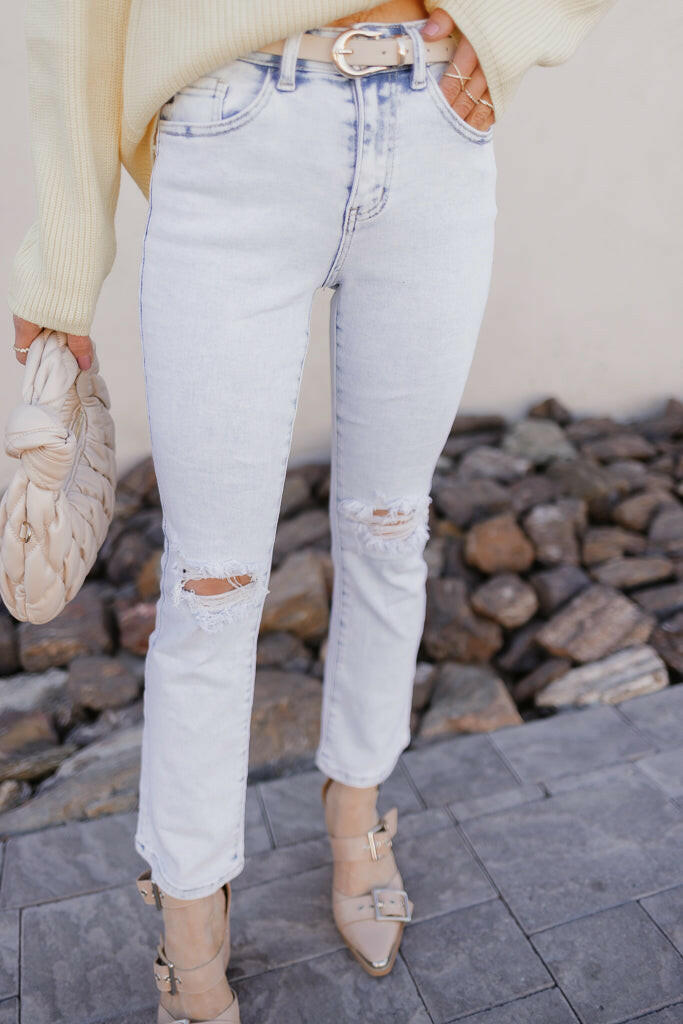 Kancan Cloudline Distressed Slim Flare Jeans-Jeans-Krush Kandy, Women's Online Fashion Boutique Located in Phoenix, Arizona (Scottsdale Area)