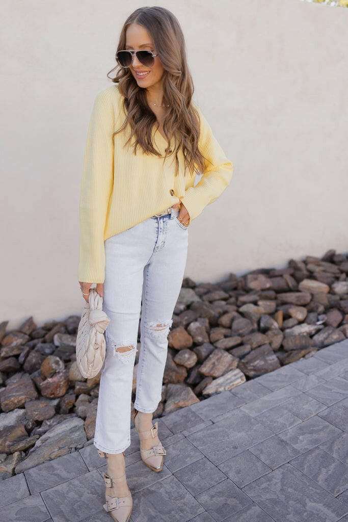 Sunlit Dreams Ribbed Cardigan-Sweaters-Krush Kandy, Women's Online Fashion Boutique Located in Phoenix, Arizona (Scottsdale Area)