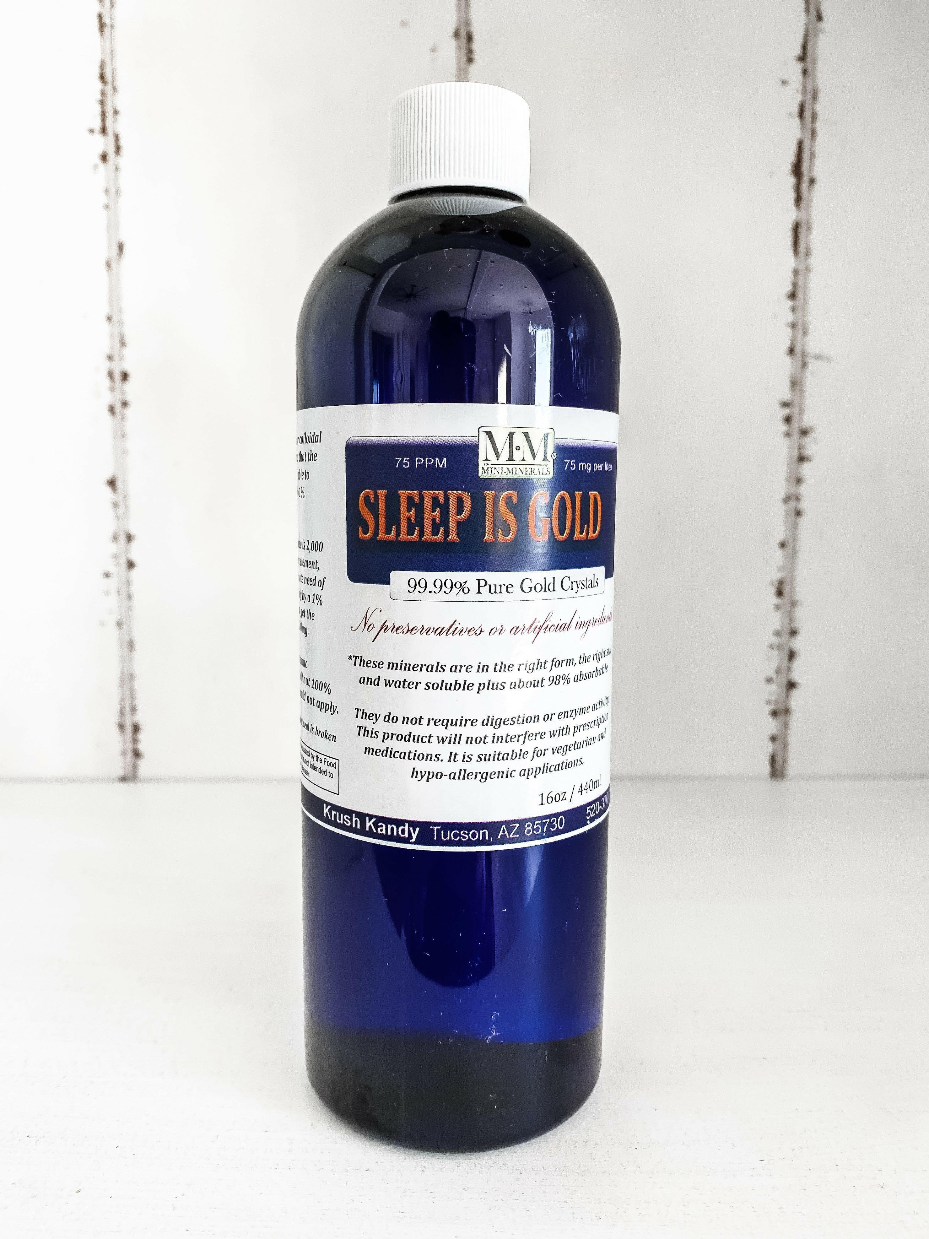 32oz Sleep Is Gold Min erals-Health-Krush Kandy, Women's Online Fashion Boutique Located in Phoenix, Arizona (Scottsdale Area)