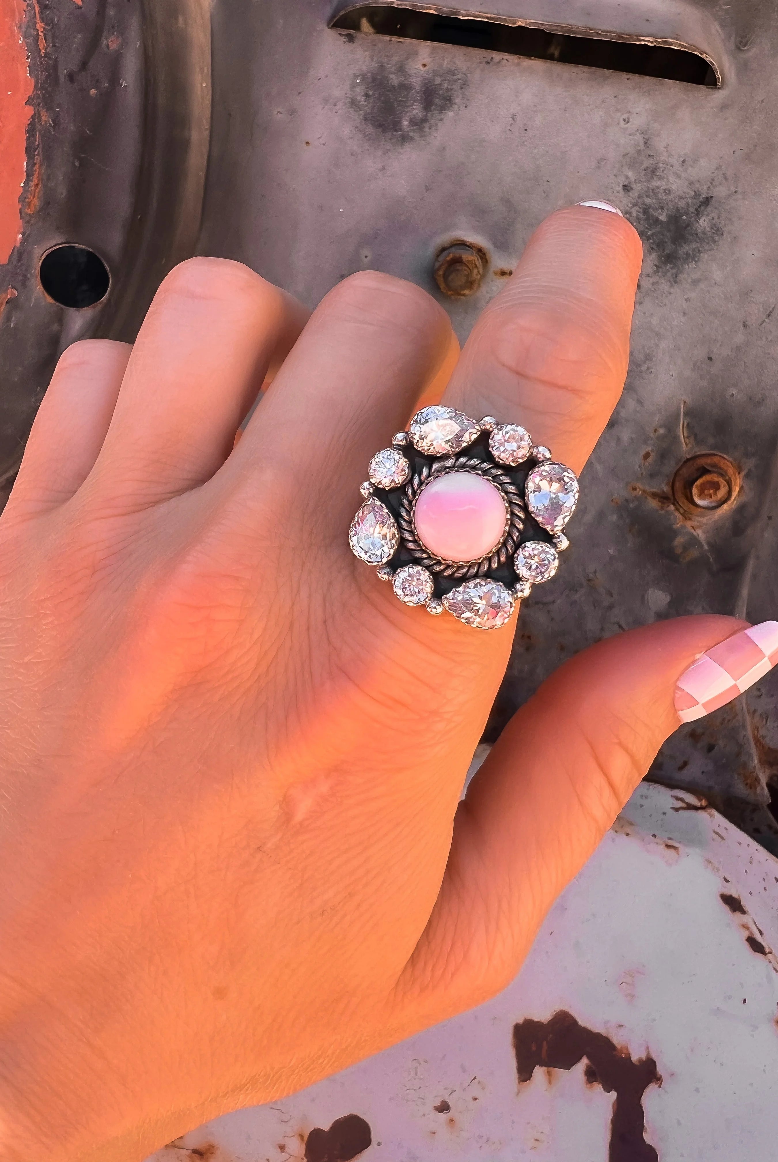 Crystal Krushes Stone Rings-Rings-Krush Kandy, Women's Online Fashion Boutique Located in Phoenix, Arizona (Scottsdale Area)