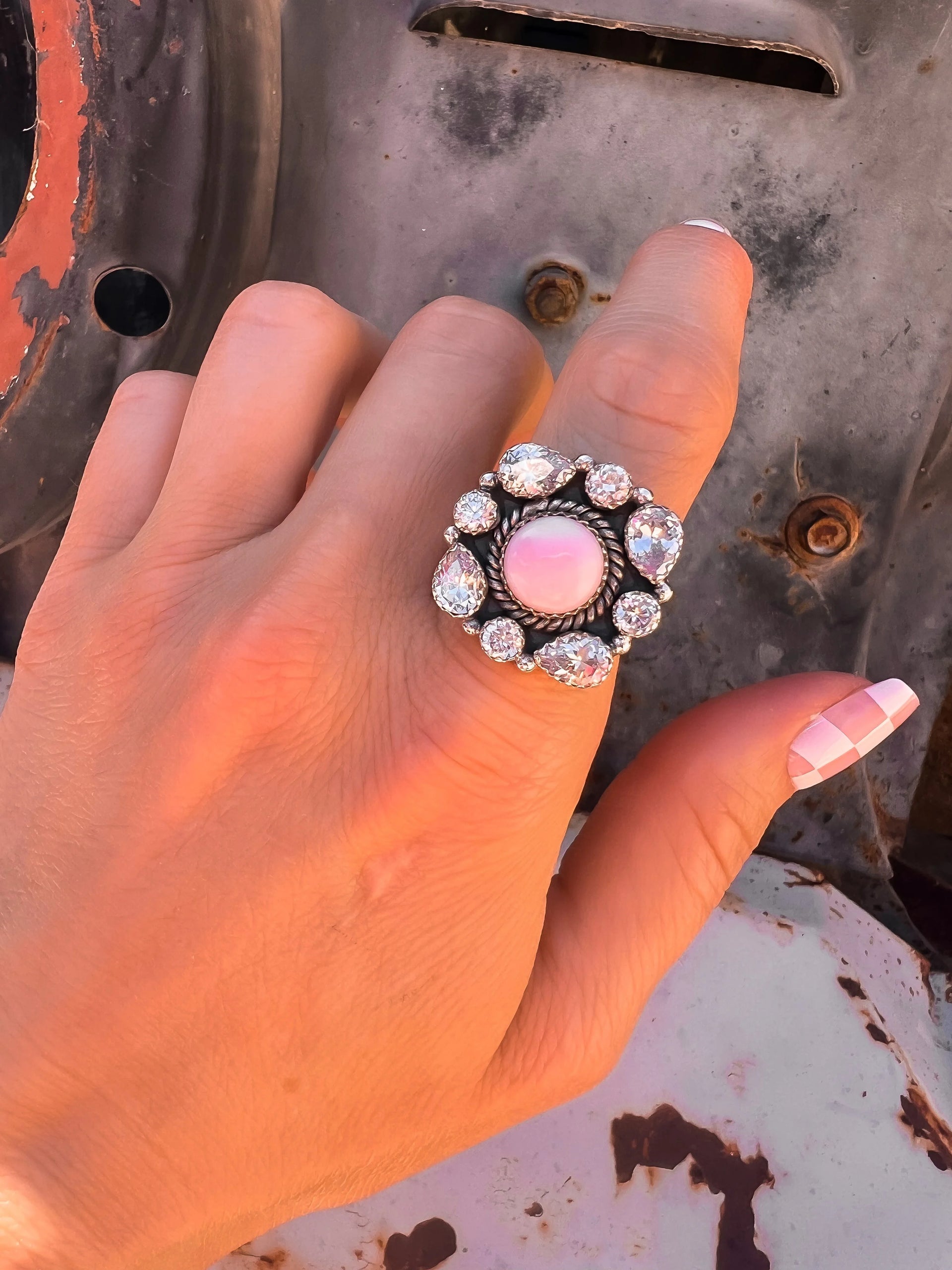 Crystal Krushes Stone Rings-Rings-Krush Kandy, Women's Online Fashion Boutique Located in Phoenix, Arizona (Scottsdale Area)