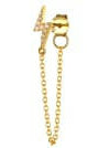 Cubic Zirconia Tassel Minimalist Single Earring-Earrings-Krush Kandy, Women's Online Fashion Boutique Located in Phoenix, Arizona (Scottsdale Area)