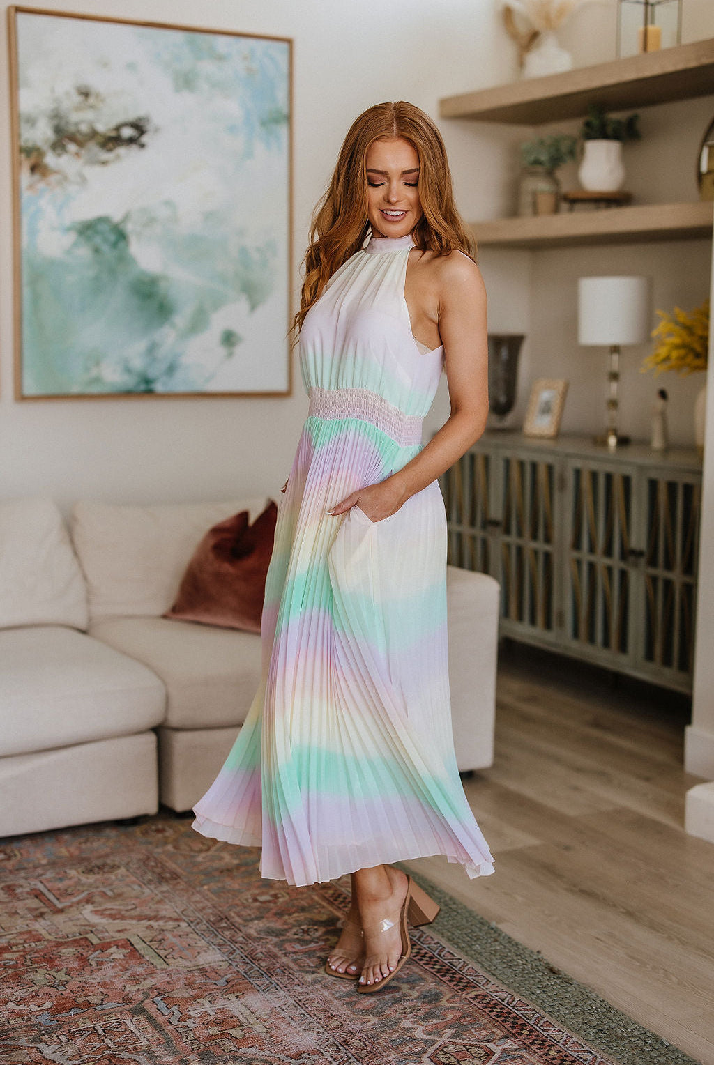 Irresistibly Iridescent Maxi Dress-Dresses-Krush Kandy, Women's Online Fashion Boutique Located in Phoenix, Arizona (Scottsdale Area)