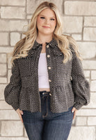 Number Five Tweed Jacket-Jackets-Krush Kandy, Women's Online Fashion Boutique Located in Phoenix, Arizona (Scottsdale Area)