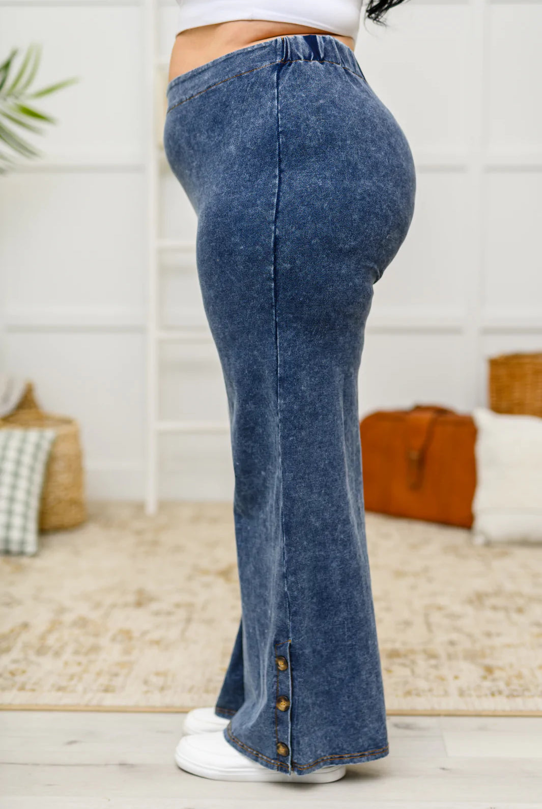 Park City Button Flare Pants | S-3XL-Pants-Krush Kandy, Women's Online Fashion Boutique Located in Phoenix, Arizona (Scottsdale Area)