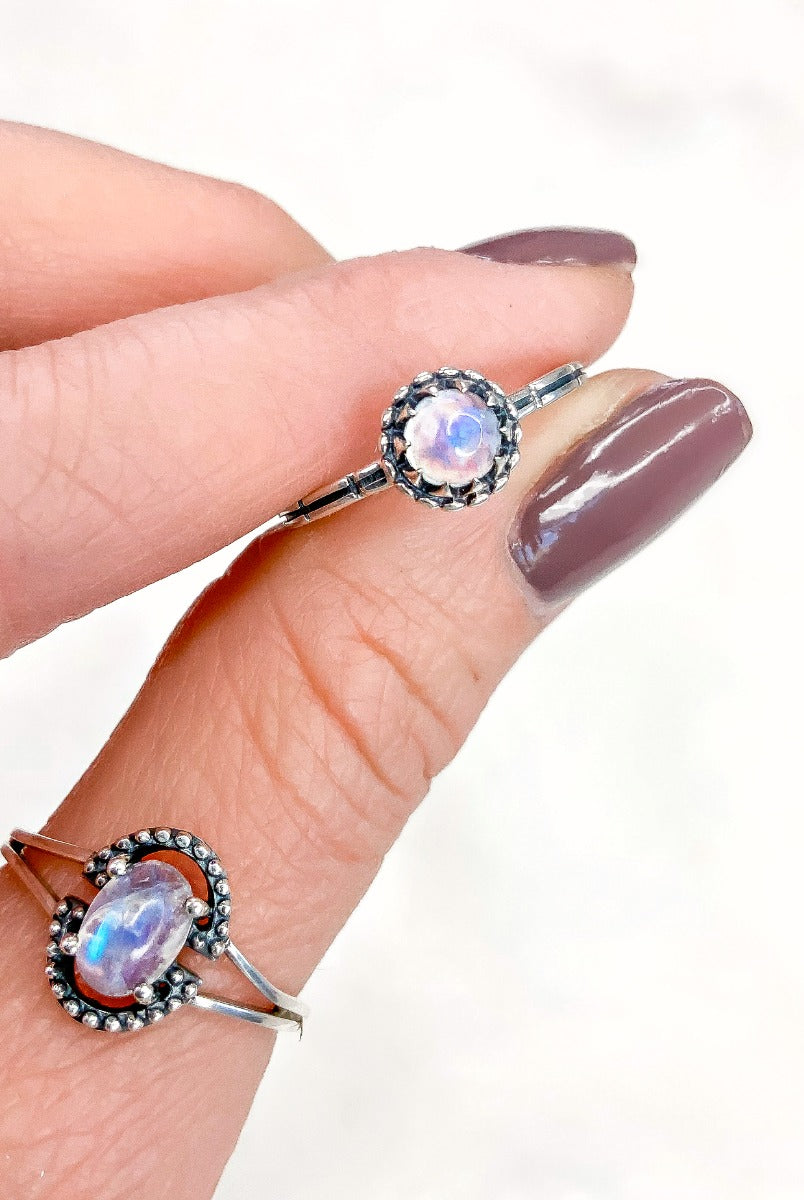 Lil Hippie Moonstone Ring-Rings-Krush Kandy, Women's Online Fashion Boutique Located in Phoenix, Arizona (Scottsdale Area)