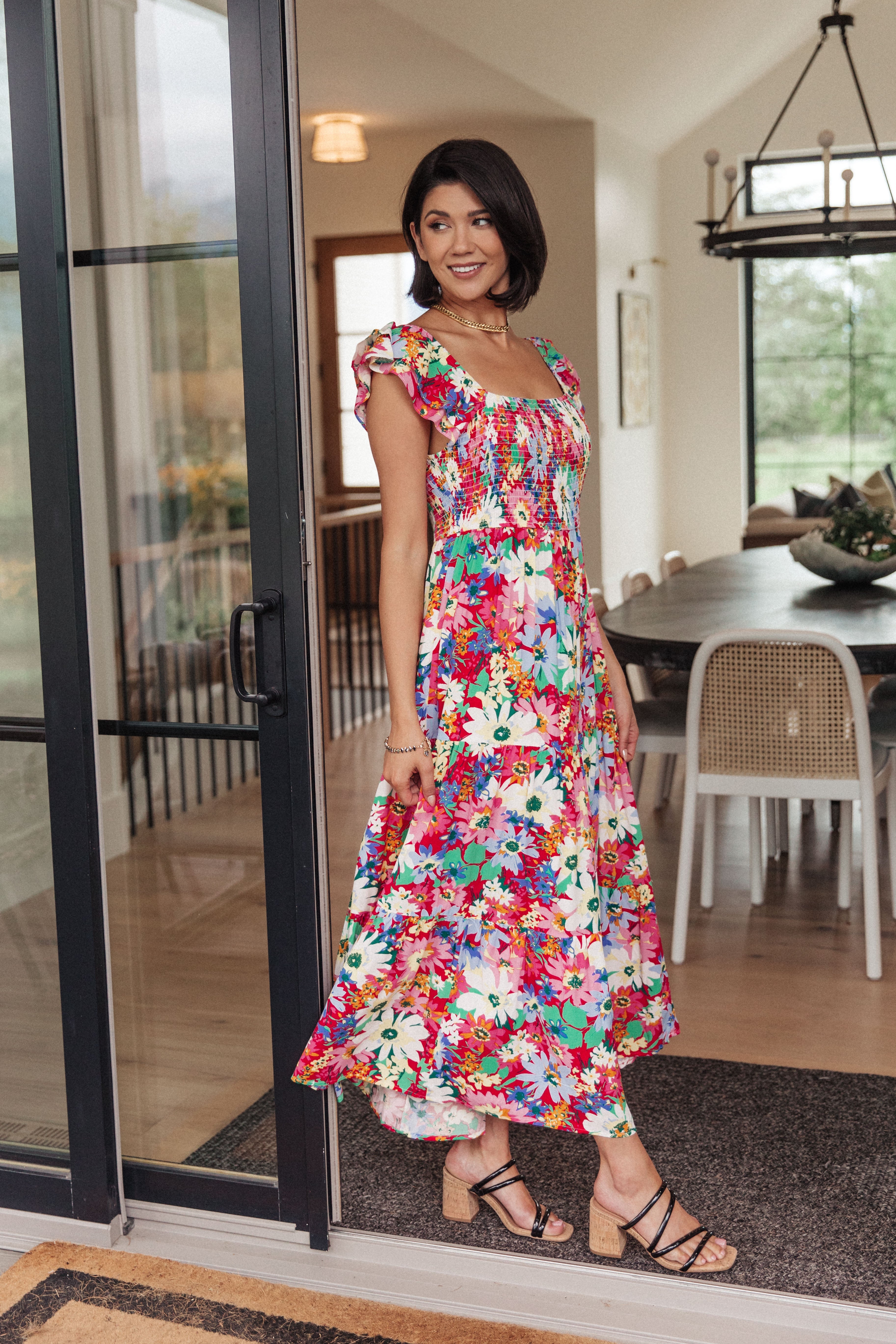 Walk in the Flowers Maxi Dress-Dresses-Krush Kandy, Women's Online Fashion Boutique Located in Phoenix, Arizona (Scottsdale Area)
