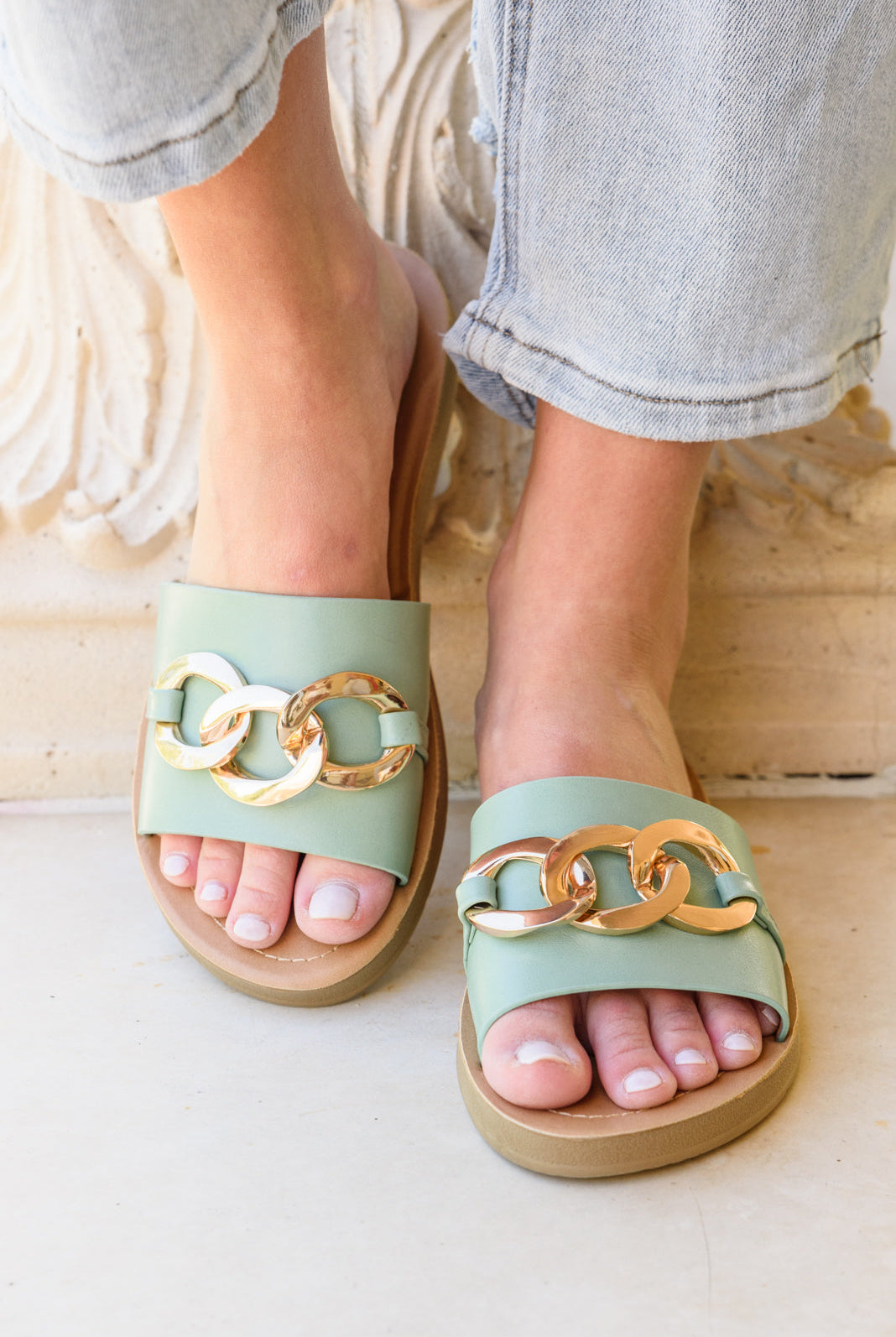 Wander Often Slides in Mint-Sandals-Krush Kandy, Women's Online Fashion Boutique Located in Phoenix, Arizona (Scottsdale Area)