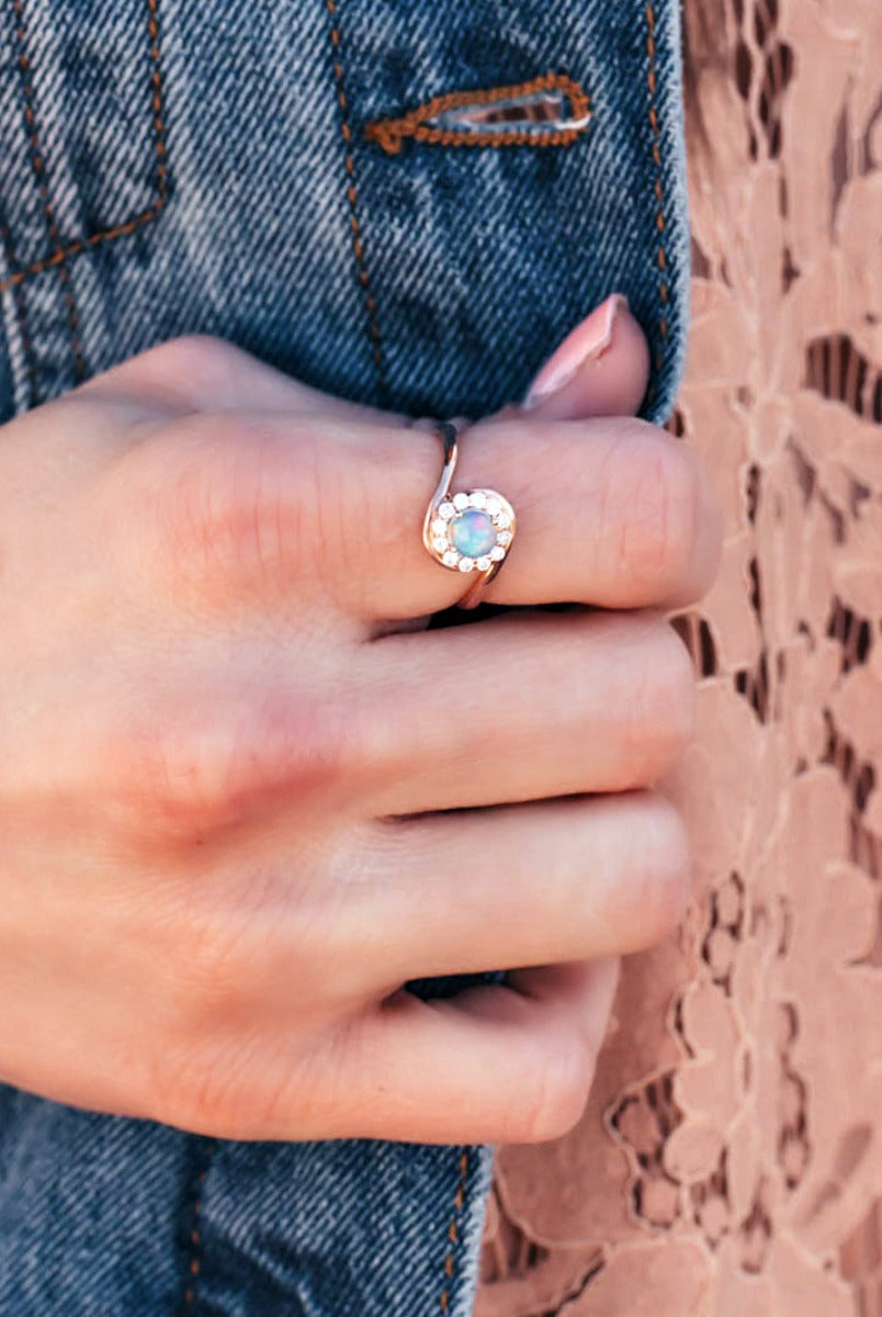 Mystic Opal Ring-Rings-Krush Kandy, Women's Online Fashion Boutique Located in Phoenix, Arizona (Scottsdale Area)