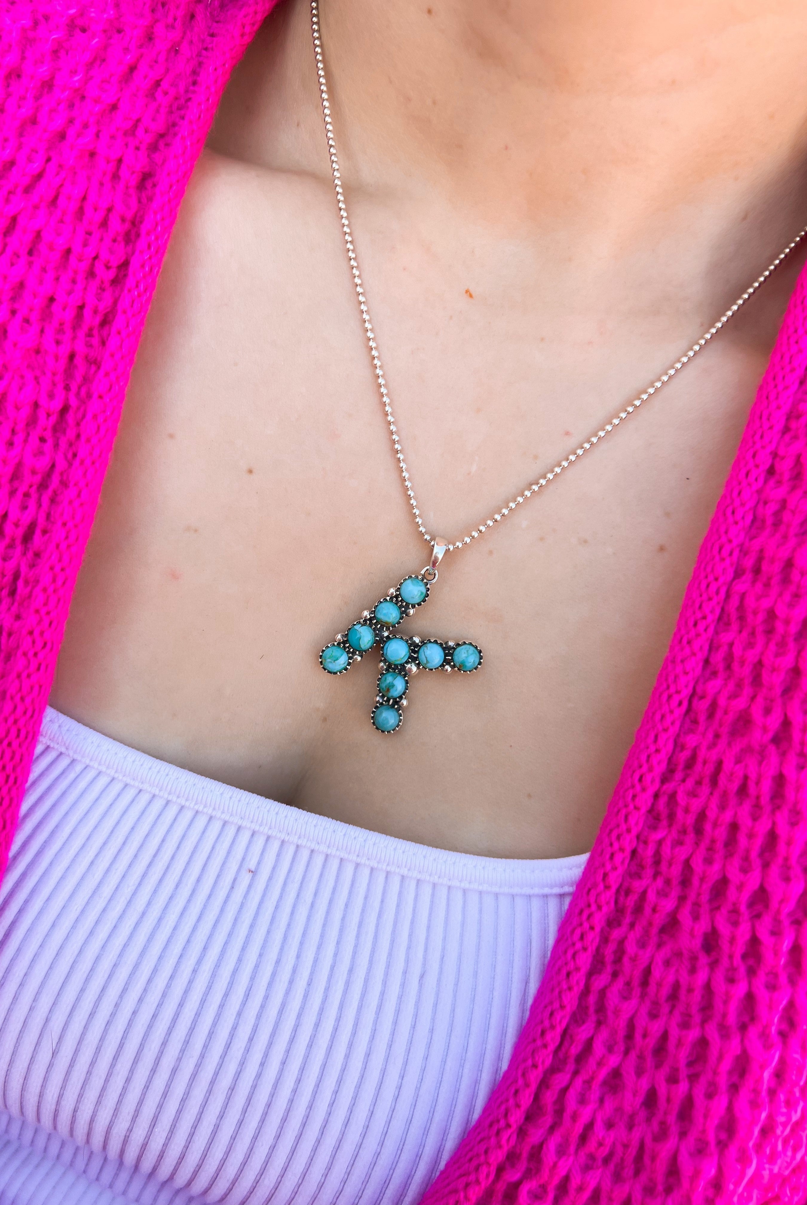 Sign Here Initial Stone Necklace | Pre-Order-Necklaces-Krush Kandy, Women's Online Fashion Boutique Located in Phoenix, Arizona (Scottsdale Area)