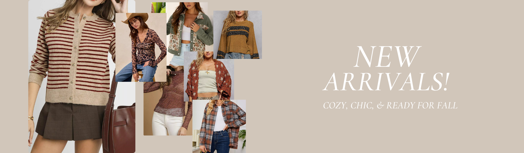New Arrivals: The Latest Sweaters, Tops, Denim & Dresses