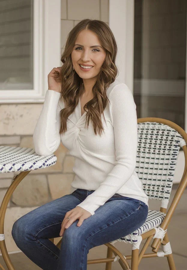 Cream Sweater | Krush Kandy Boutique | Phonix, AZ