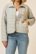 Quilted Collar Jacket-Coats-Krush Kandy, Women's Online Fashion Boutique Located in Phoenix, Arizona (Scottsdale Area)