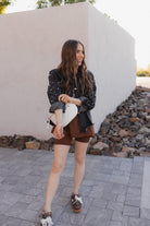 Loose Fit Oversized Bike Short Set| S-2X-2 Piece Outfit Sets-Krush Kandy, Women's Online Fashion Boutique Located in Phoenix, Arizona (Scottsdale Area)