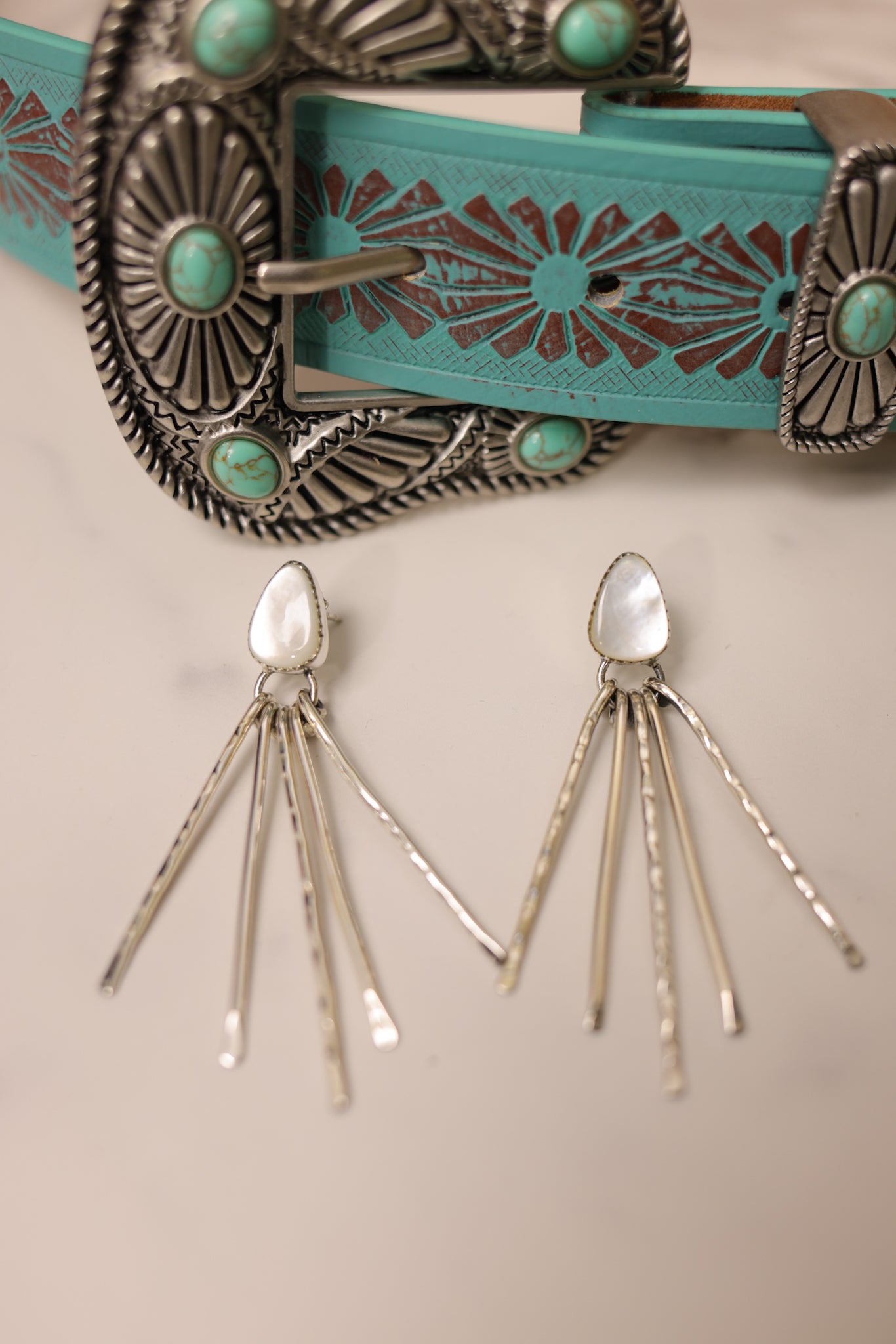 Teardrop Treasure Fringe Earrings-Drop Earrings-Krush Kandy, Women's Online Fashion Boutique Located in Phoenix, Arizona (Scottsdale Area)