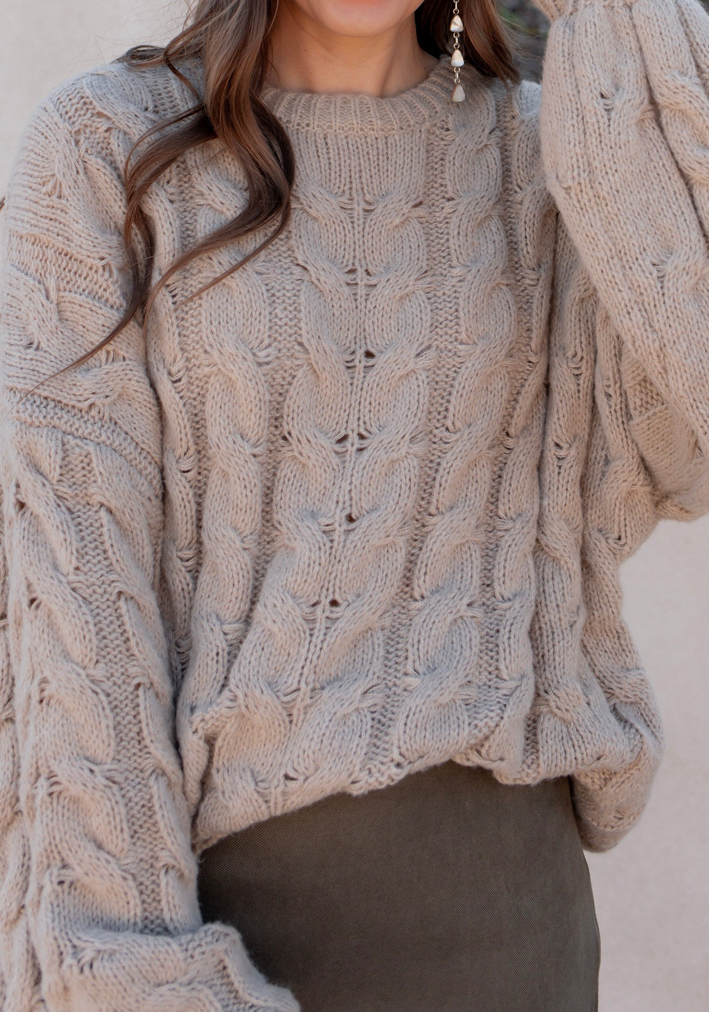 Comfort Krush Oversized Knit Sweater-Sweaters-Krush Kandy, Women's Online Fashion Boutique Located in Phoenix, Arizona (Scottsdale Area)