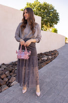 Mariposa Crystal Floral Evening Bag-Purses & Bags-Krush Kandy, Women's Online Fashion Boutique Located in Phoenix, Arizona (Scottsdale Area)