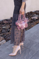 Mariposa Crystal Floral Evening Bag-Purses & Bags-Krush Kandy, Women's Online Fashion Boutique Located in Phoenix, Arizona (Scottsdale Area)