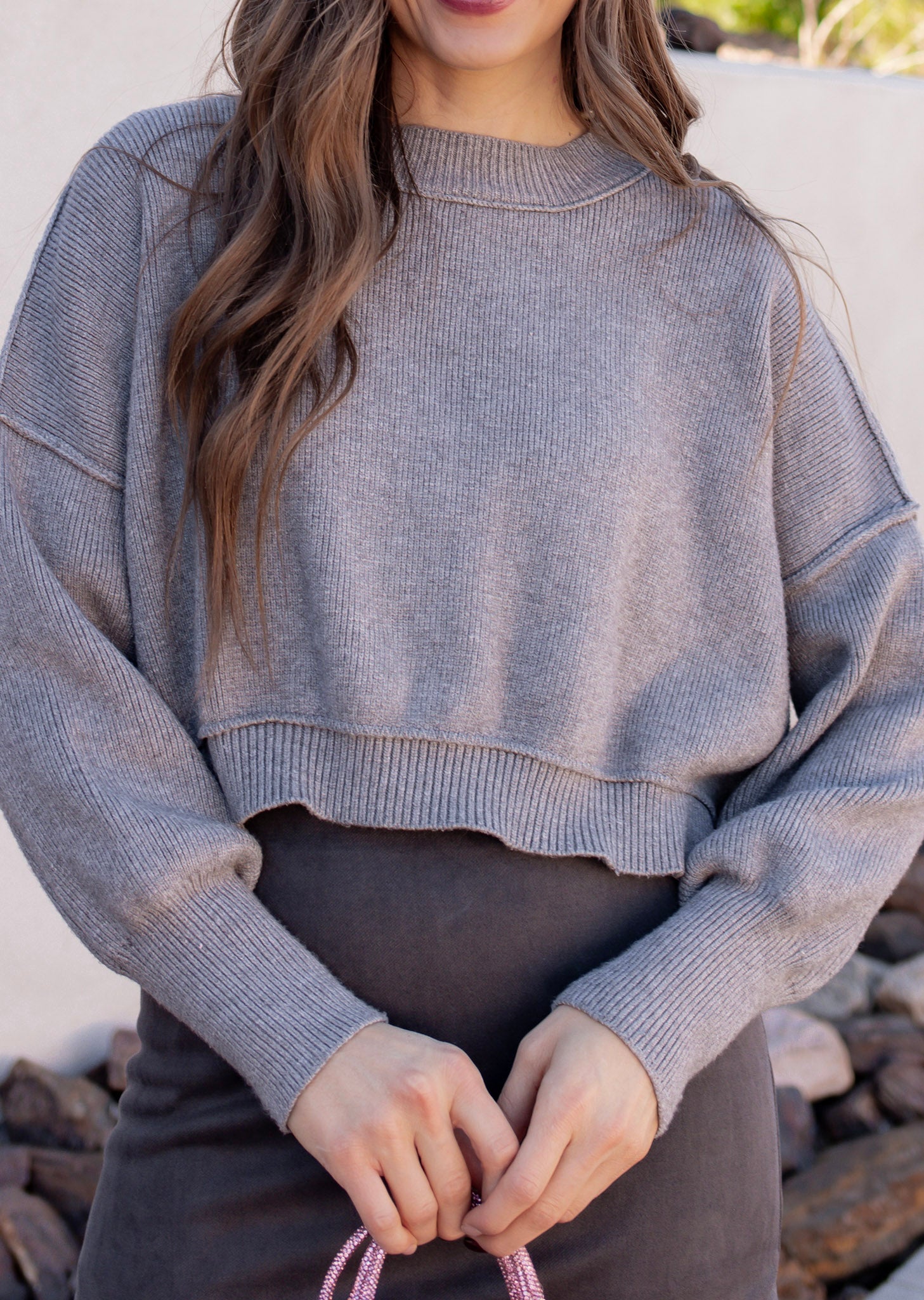 Your Go To Luxe Everyday Sweater | S-XL multiple colors-Sweaters-Krush Kandy, Women's Online Fashion Boutique Located in Phoenix, Arizona (Scottsdale Area)