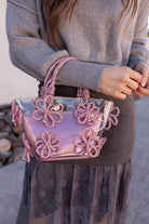 Mariposa Crystal Floral Evening Bag-Purses & Bags-Krush Kandy, Women's Online Fashion Boutique Located in Phoenix, Arizona (Scottsdale Area)