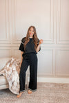LUXE Contrast Trim 2pc Set-2 Piece Outfit Sets-Krush Kandy, Women's Online Fashion Boutique Located in Phoenix, Arizona (Scottsdale Area)