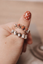 Dainty Teardrop Stone Rings-Rings-Krush Kandy, Women's Online Fashion Boutique Located in Phoenix, Arizona (Scottsdale Area)